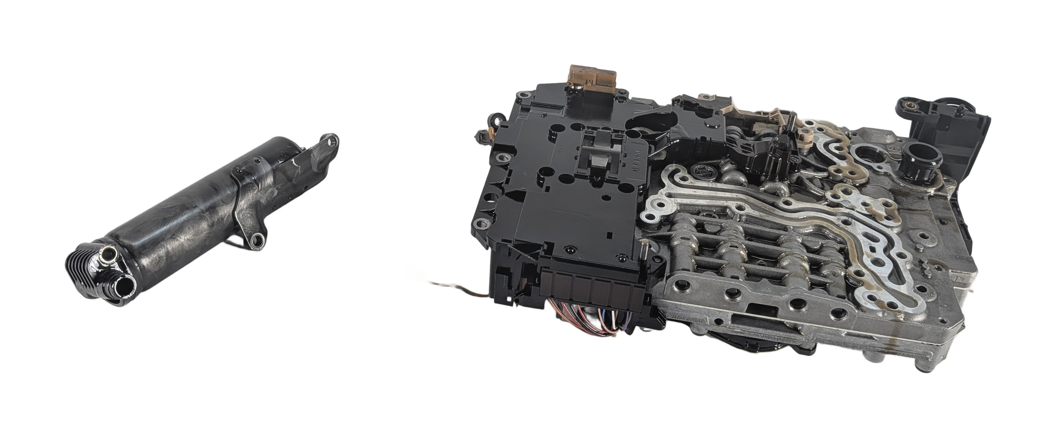 13-15 AUDI A6 A7 (C7 4G8) 3.0L AWD AUTO TRANSMISSION VALVE BODY w/HYDRAULIC PUMP — exact item pictured