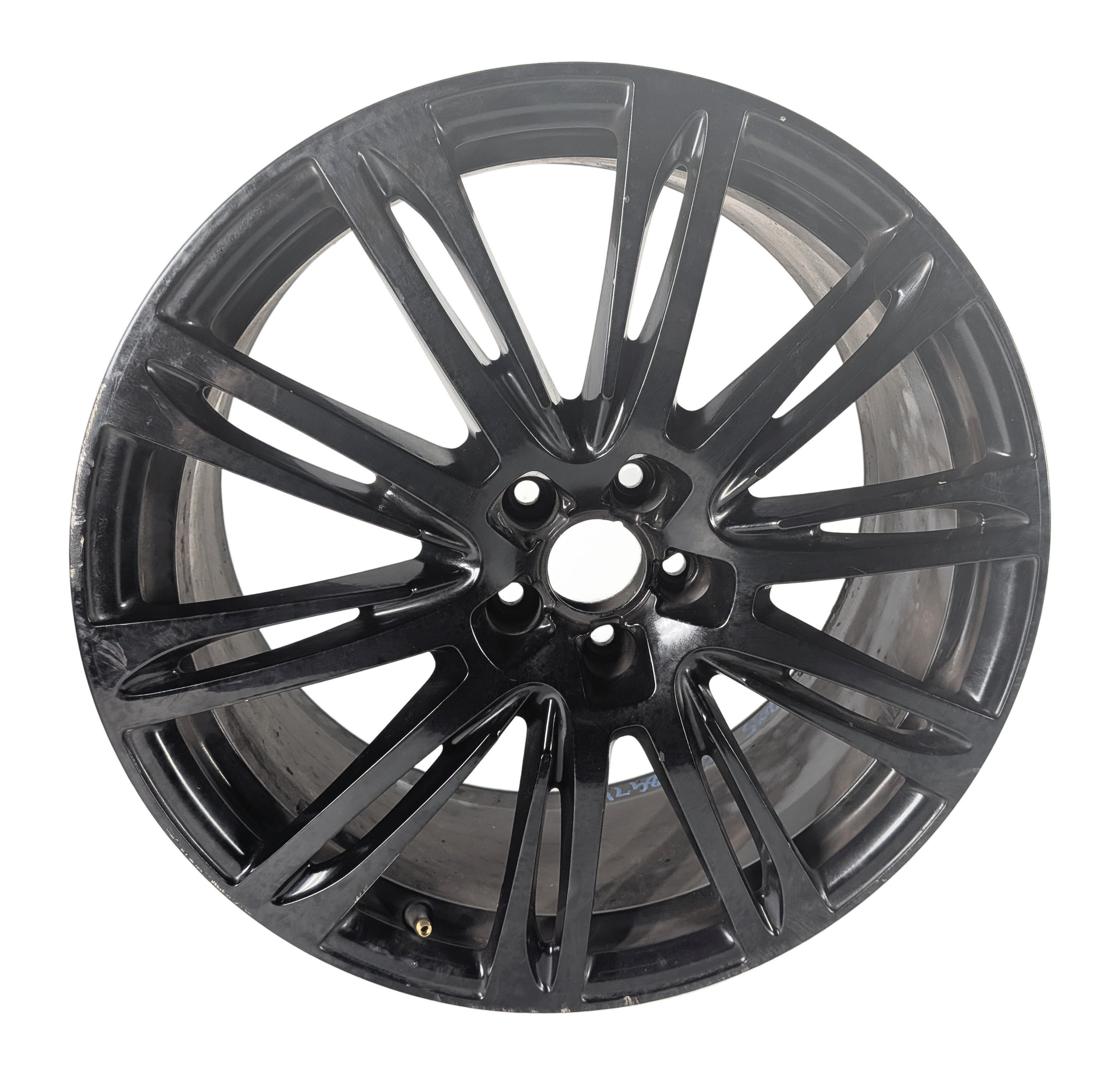 12-15 BMW AUDI A7 (C7 4G8) 20x9 INCH TWIN 10 SPOKE ALLOY WHEEL RIM (BLACK) — exact item pictured