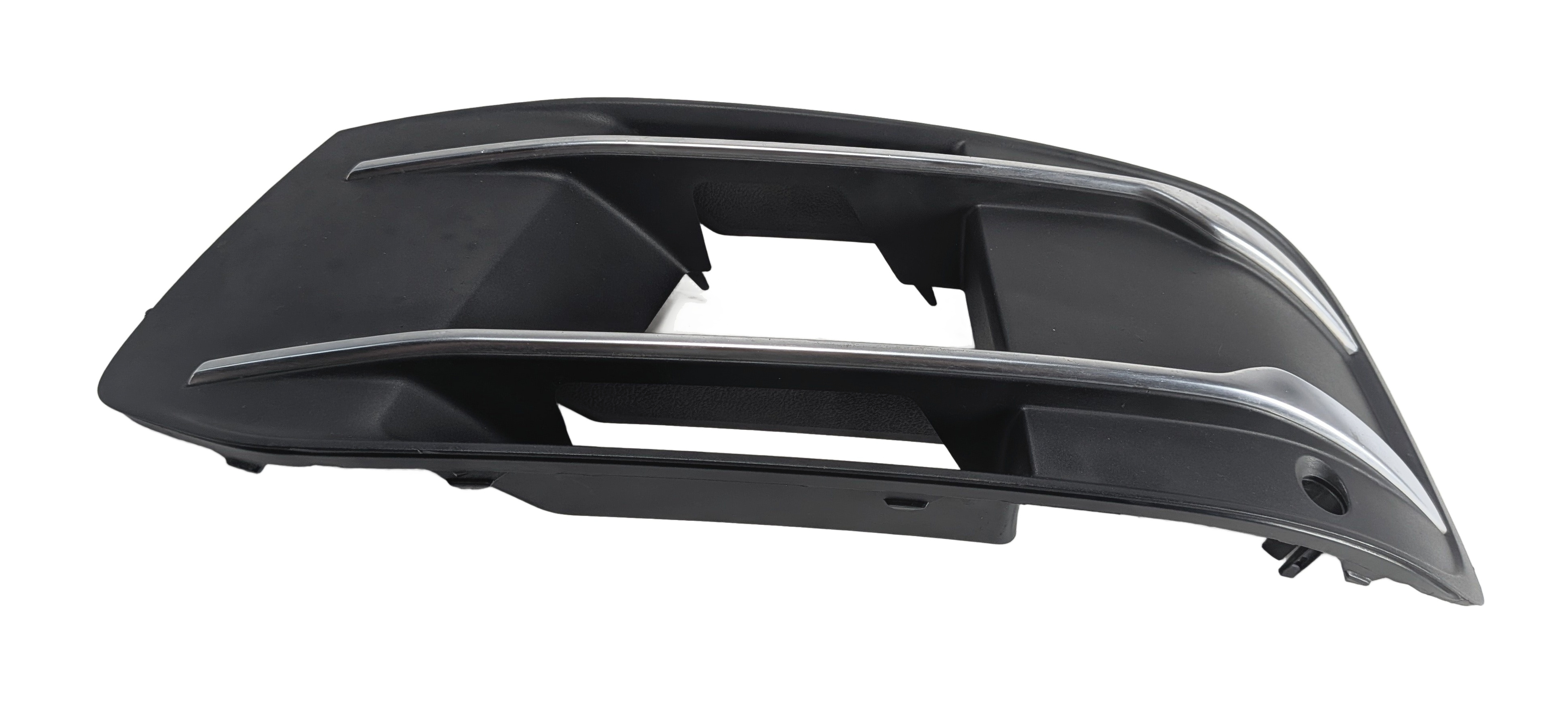 2017 AUDI Q7 (4M) FRONT LEFT DRIVER LOWER BUMPER FOG LIGHT GRILLE INSERT — exact item pictured