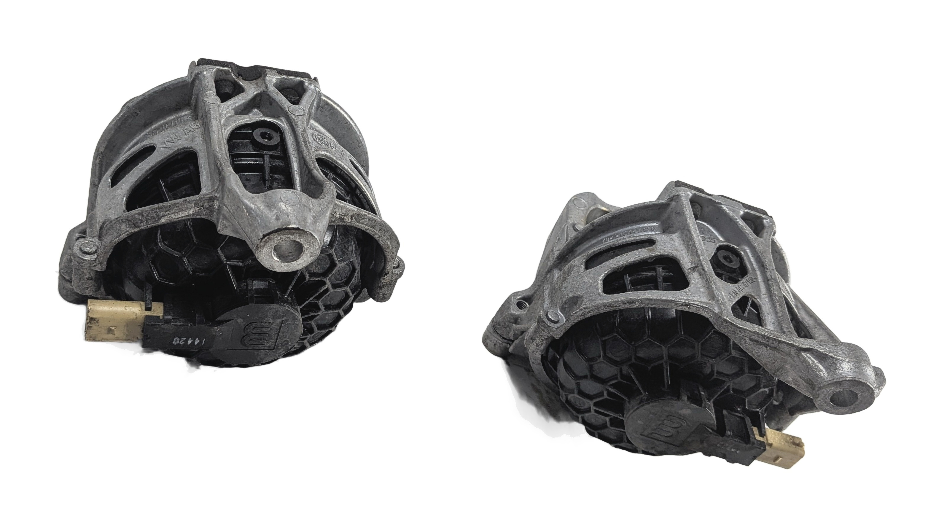 2017-2019 AUDI Q7 (4M) 3.0L SUPER (CREC) LEFT & RIGHT ENGINE MOTOR MOUNT SET/2 — exact item pictured