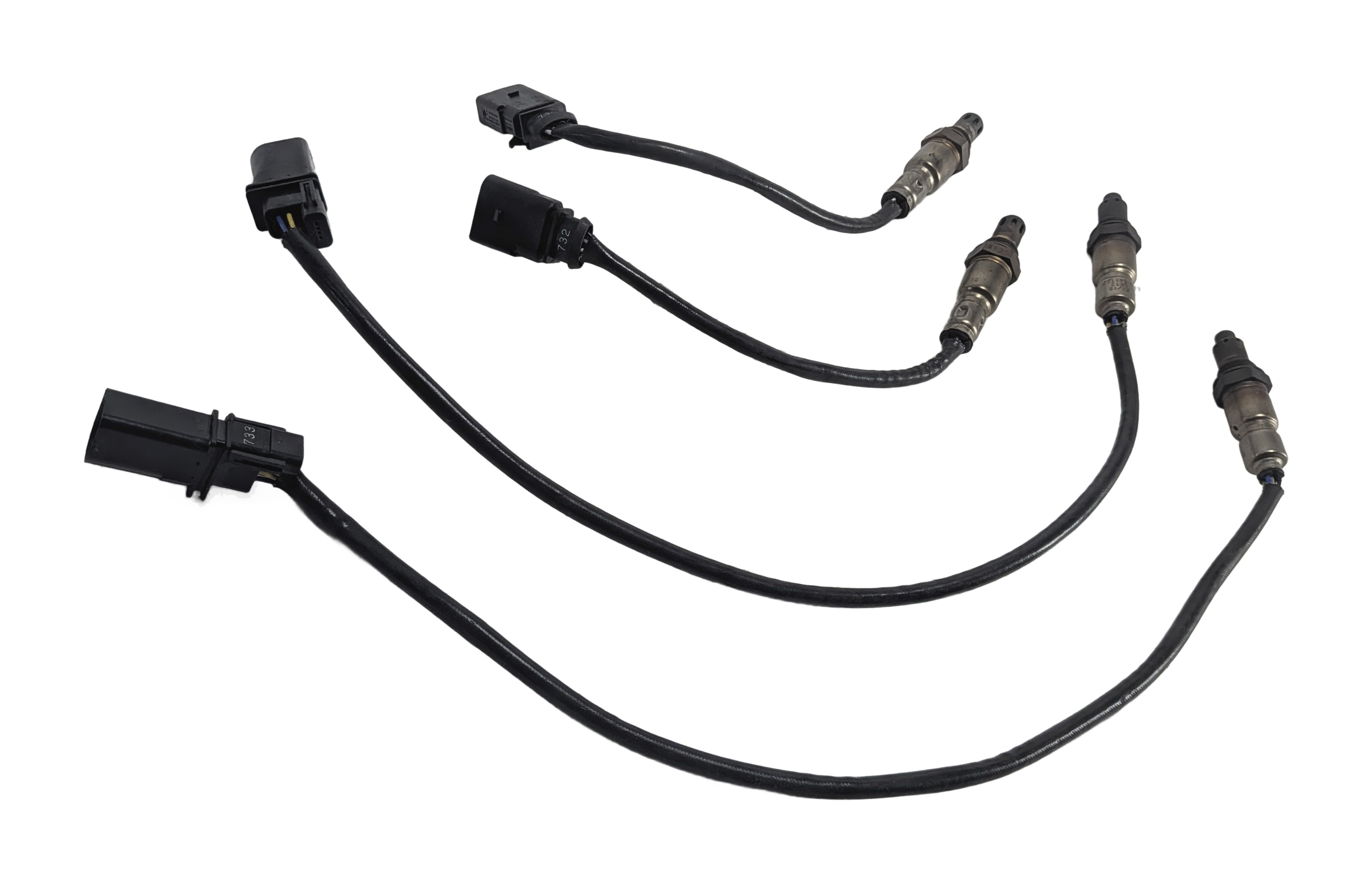 2017 AUDI Q7 (4M) 3.0L (CREC) ENGINE OXYGEN O2 LAMBDA SENSOR SET/4 — exact item pictured