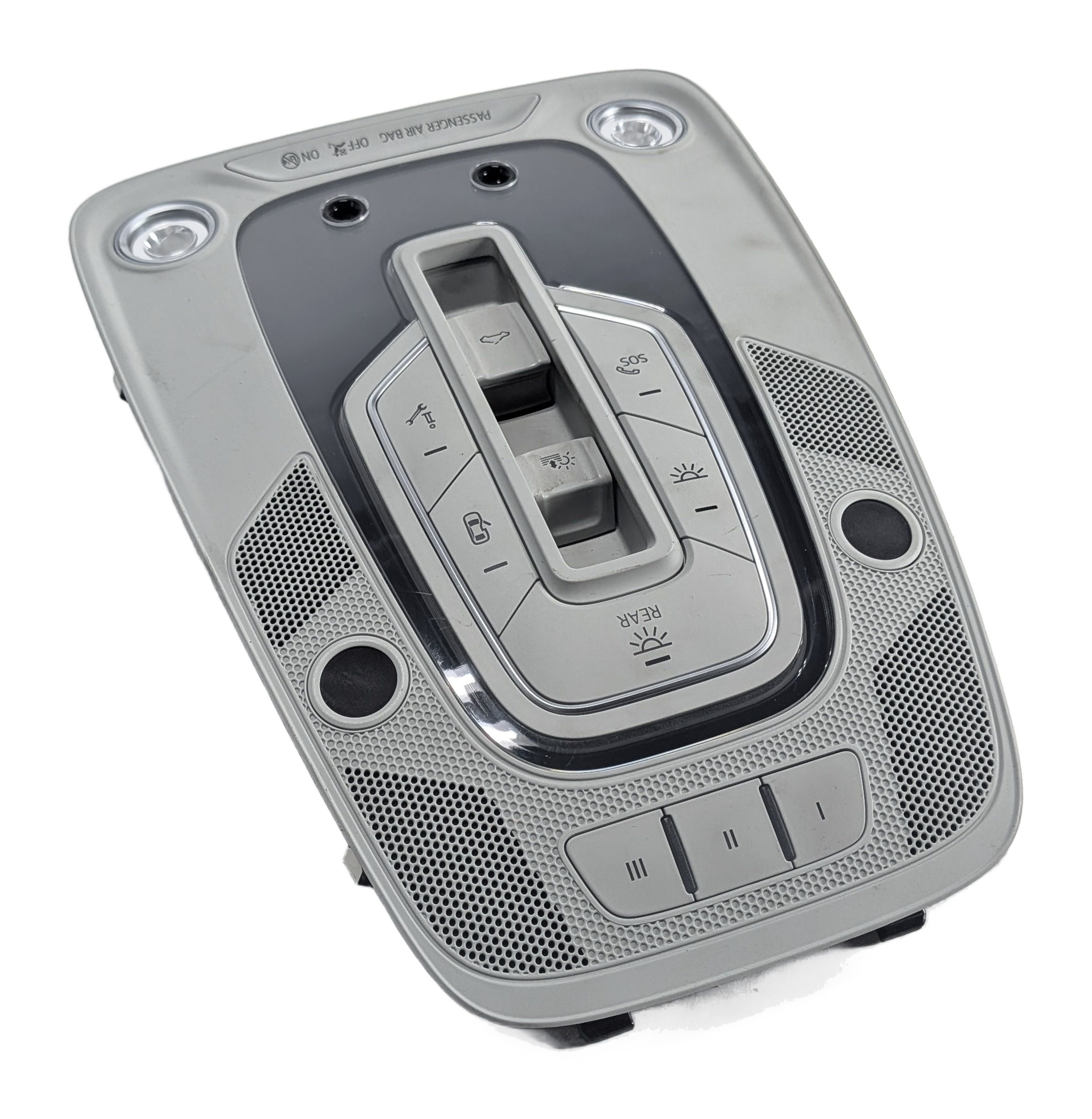 2017-2019 AUDI Q7 (4M) FRONT OVERHEAD CONSOLE DOME MAP READING LIGHT (Gray) — exact item pictured
