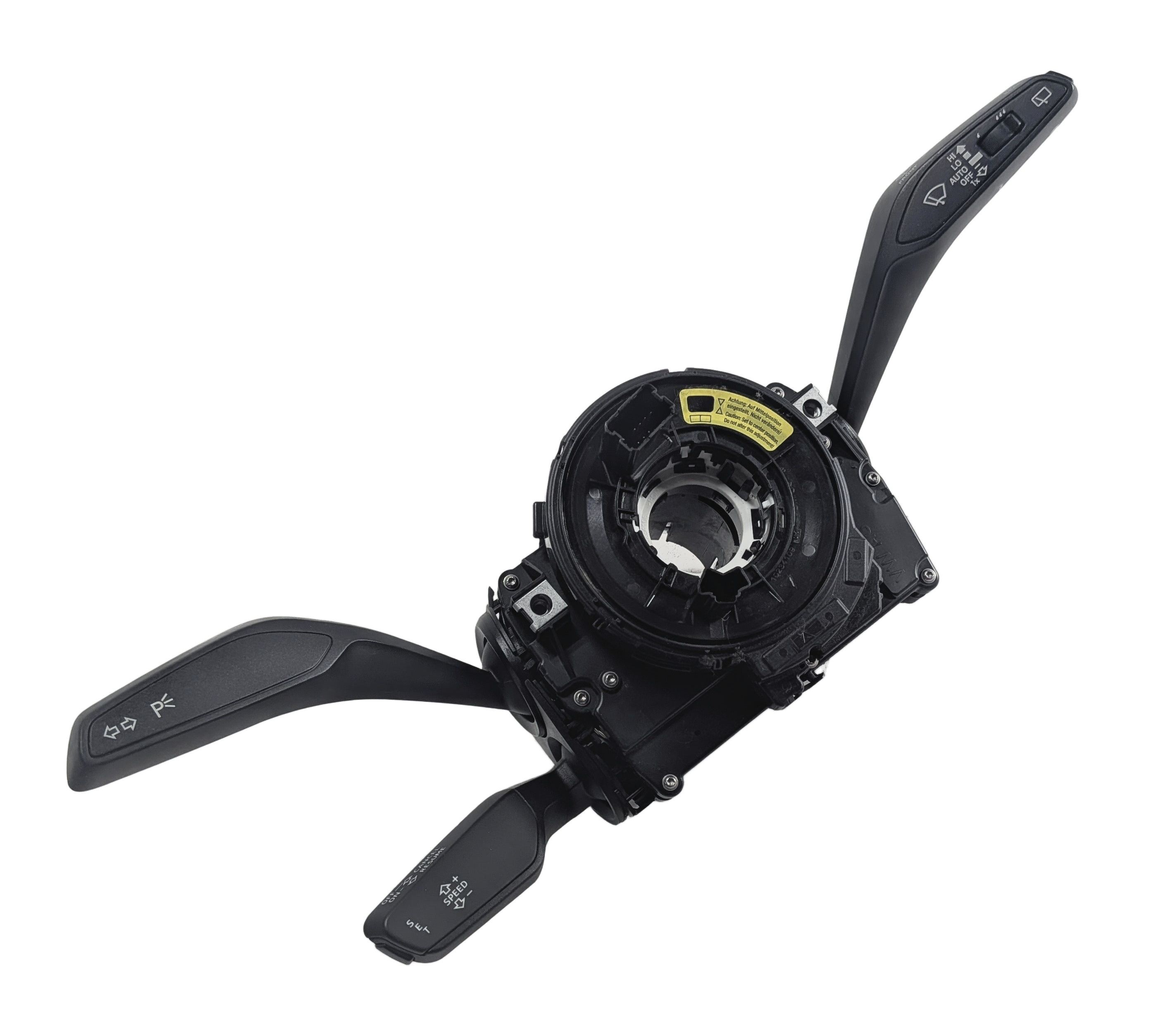 17-19 AUDI Q7 (4M) STEERING COLUMN COMBINATION SWITCH WIPER CRUISE CLOCKSPRING — exact item pictured