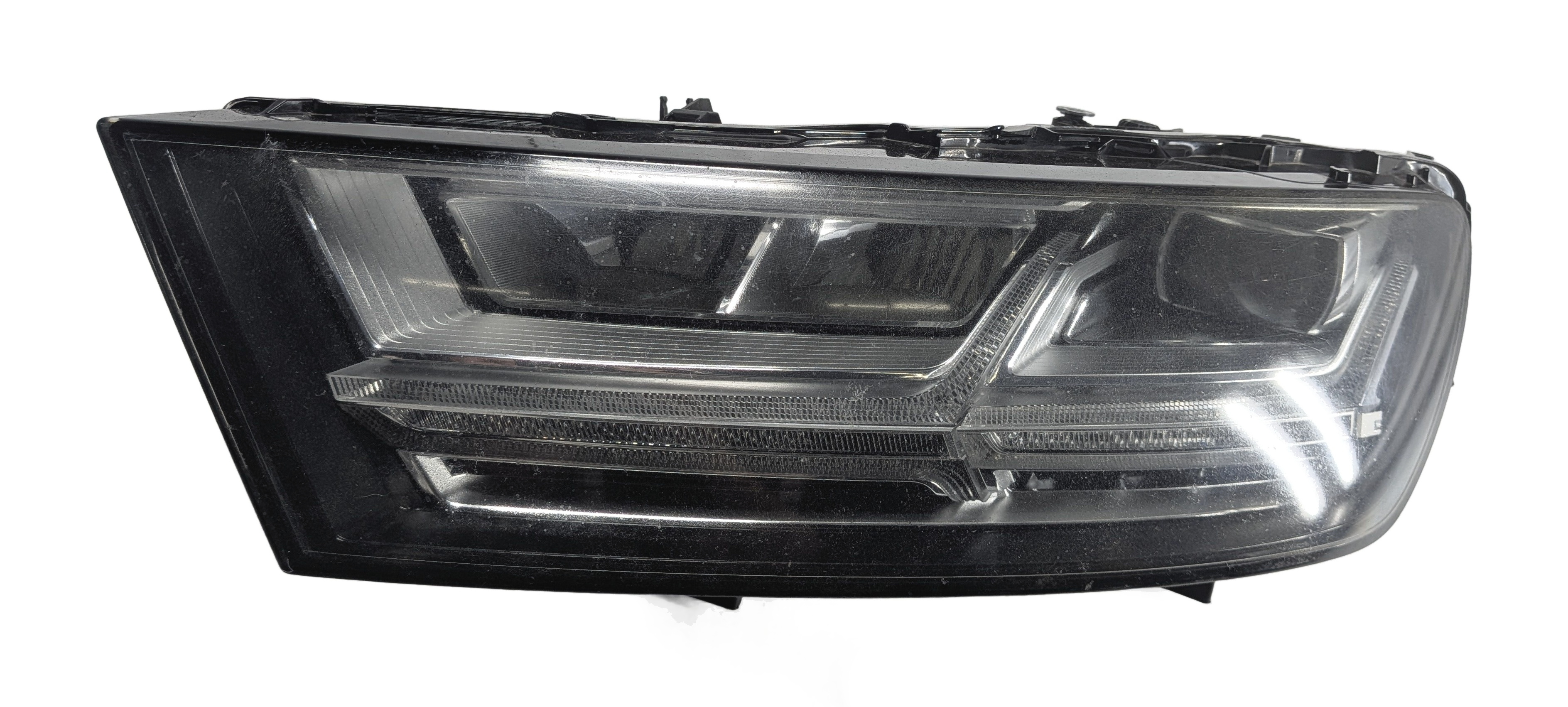 17-19 AUDI Q7 (4M) LEFT FRONT DRIVER DYNAMIC LED HEADLIGHT LIGHT LAMP (8Q3) — exact item pictured