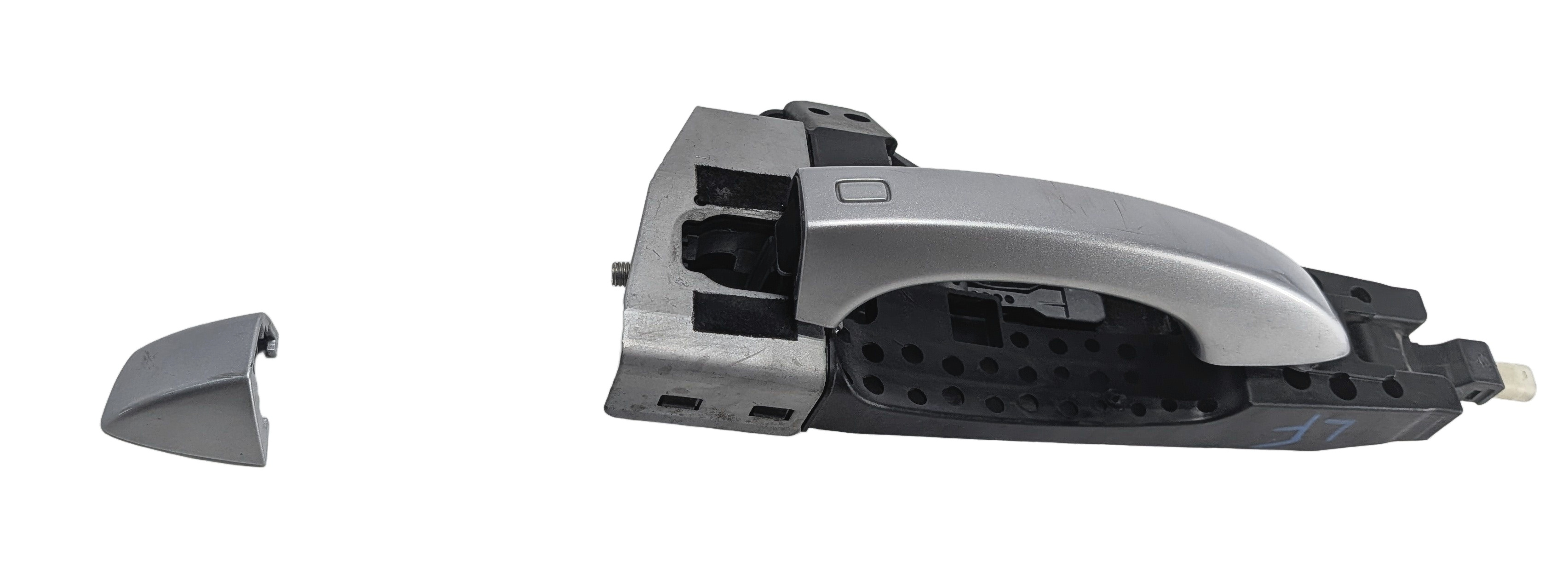 17-20 AUDI Q7 (4M) FRONT LEFT DRIVER KEYLESS EXTERIOR DOOR HANDLE (Silver) — exact item pictured