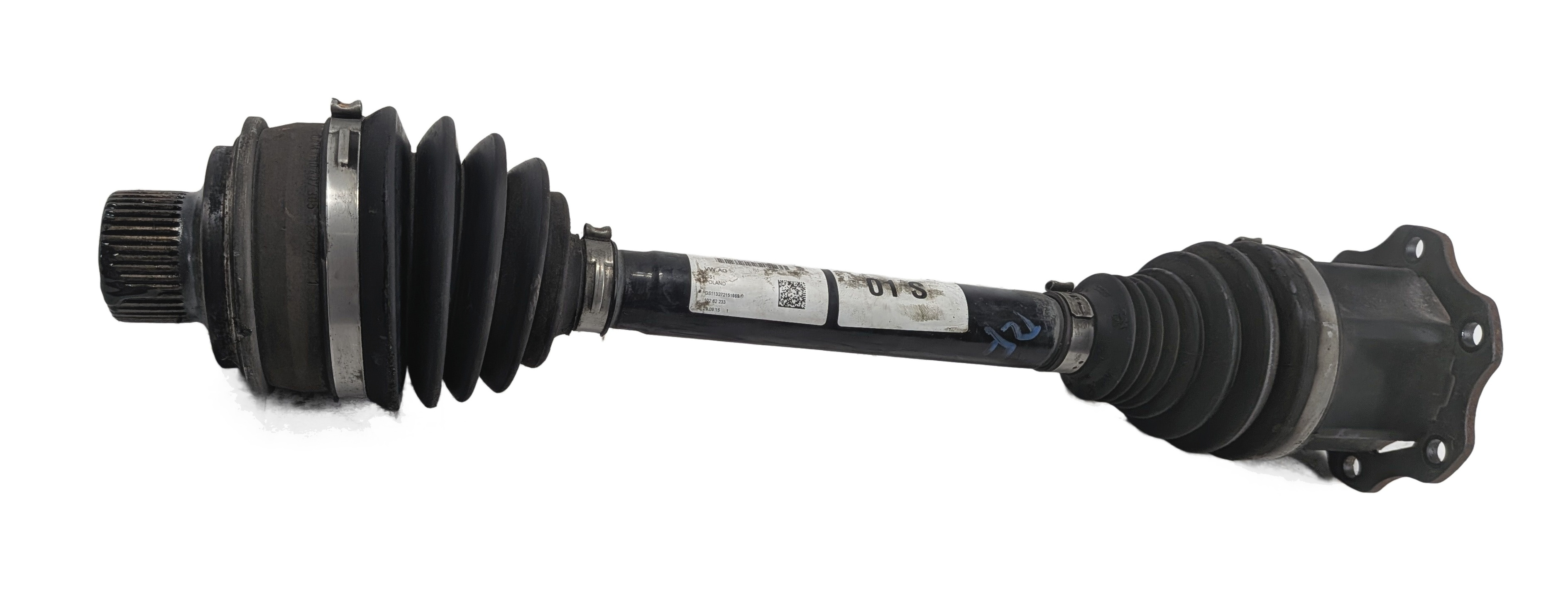 2017 AUDI Q7 (4M) FRONT RIGHT PASSENGER CV AXLE SHAFT ASSEMBLY HALF SHAFT — exact item pictured