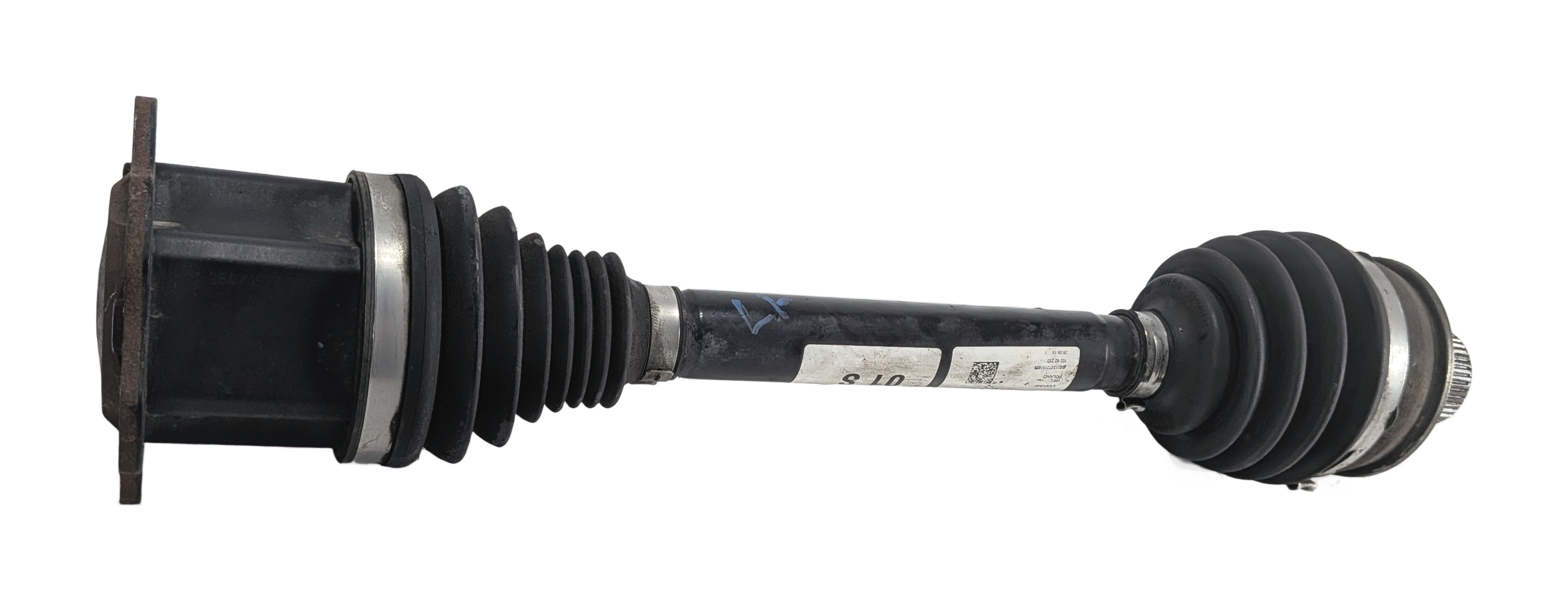 2017 AUDI Q7 (4M) FRONT LEFT DRIVER CV AXLE SHAFT ASSEMBLY HALF SHAFT — exact item pictured