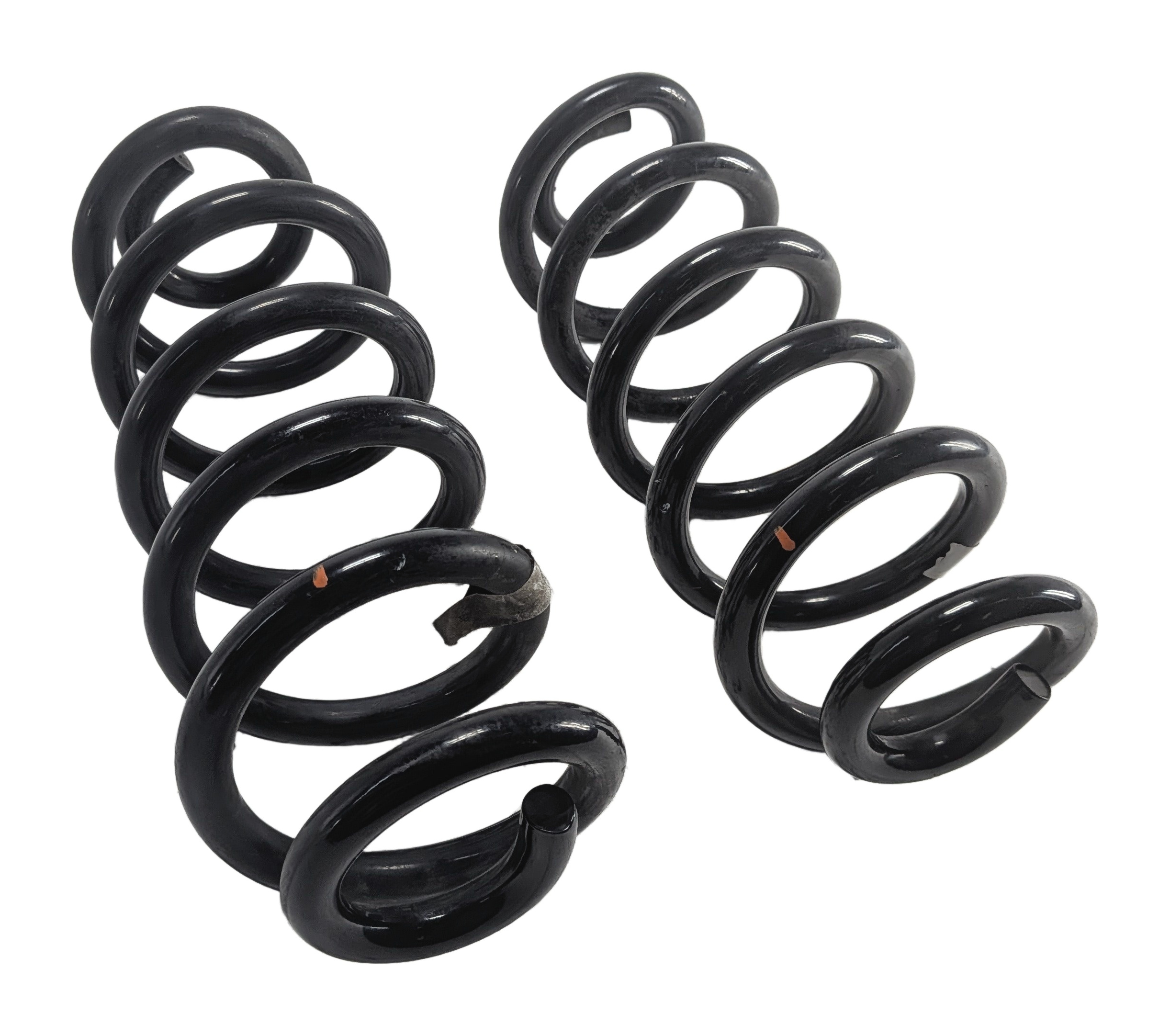 2017-2020 AUDI Q7 (4M) REAR LEFT & RIGHT SUSPENSION COIL SPRING SET-2 — exact item pictured