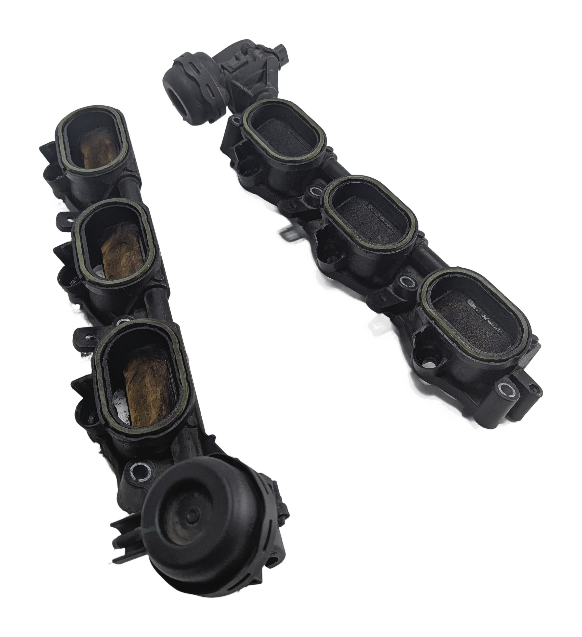 16-19 AUDI A6 A7 A8 Q7 C7 4M 3.0L SUPER CREC LEFT LOWER INTAKE MANIFOLD DIFFUSER — exact item pictured