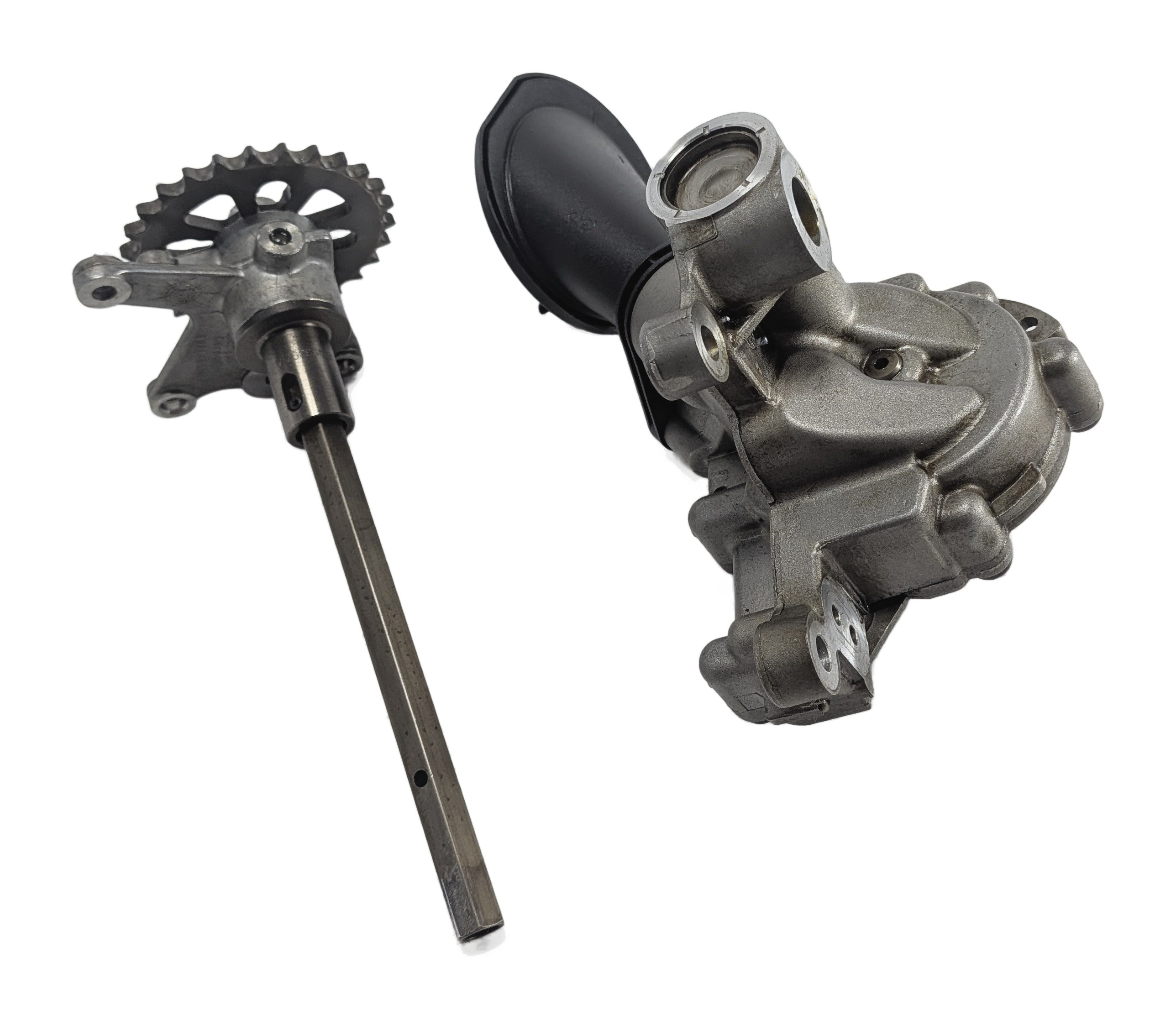 2017-2019 AUDI Q7 (4M) 3.0L SUPER CREC ENGINE OIL PUMP w/PICKUP TUBE DRIVE SHAFT — exact item pictured