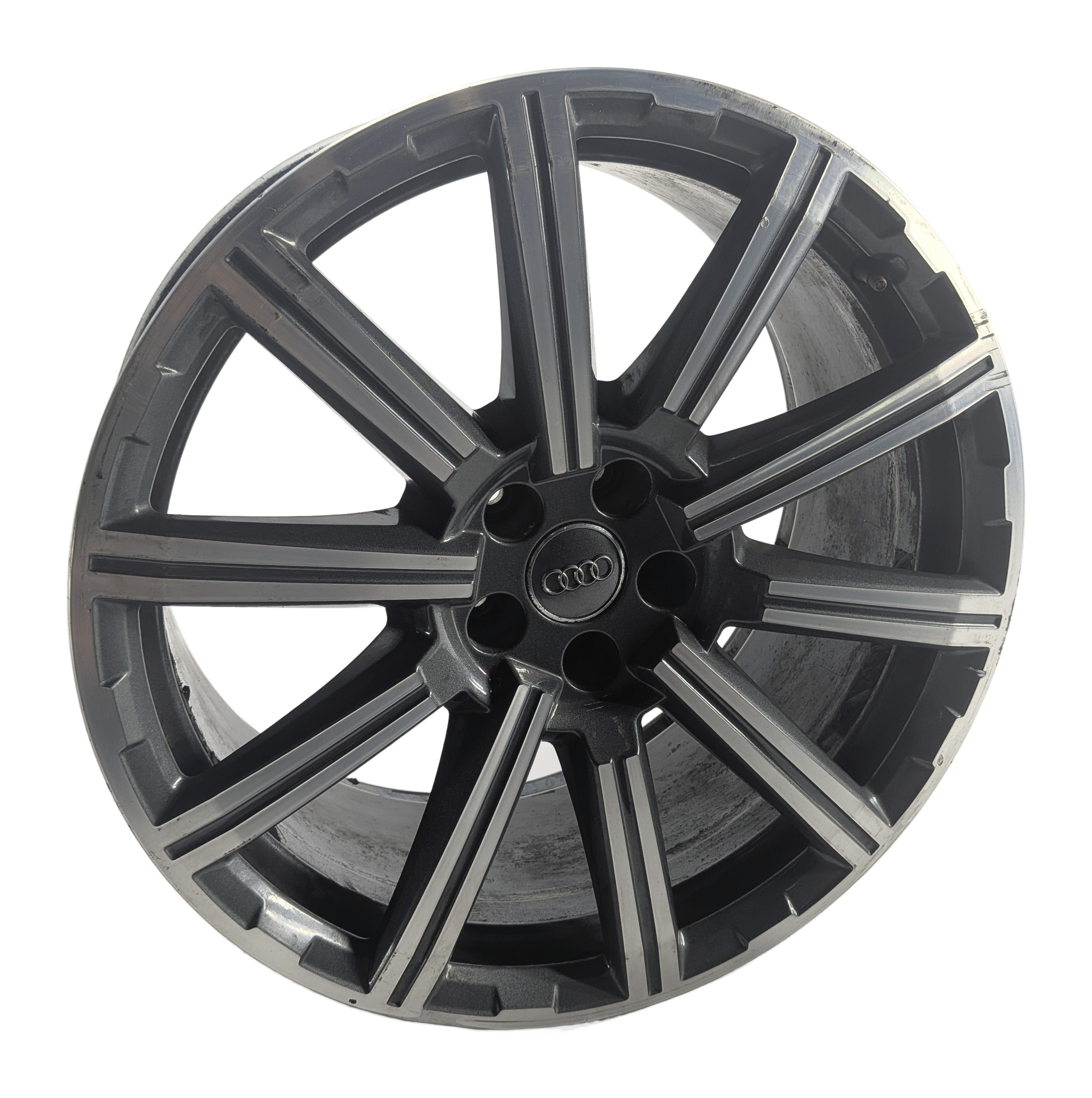 2017-2019 AUDI Q7 (4M) 20x9 ALUMINUM ALLOY 10-SPOKE WHEEL RIM — exact item pictured
