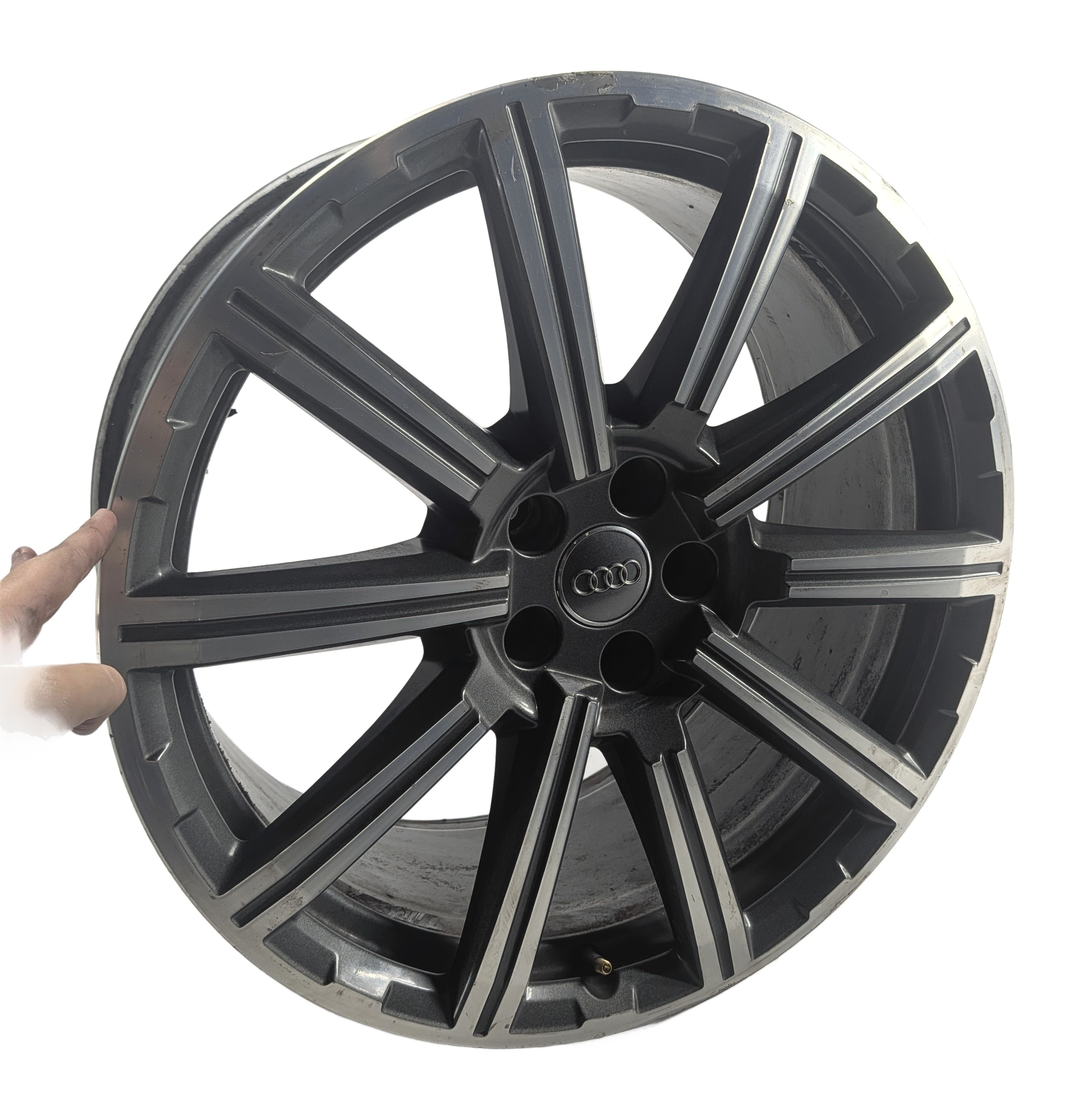 2017-2019 AUDI Q7 (4M) 20x9 ALUMINUM ALLOY 10-SPOKE WHEEL RIM — exact item pictured