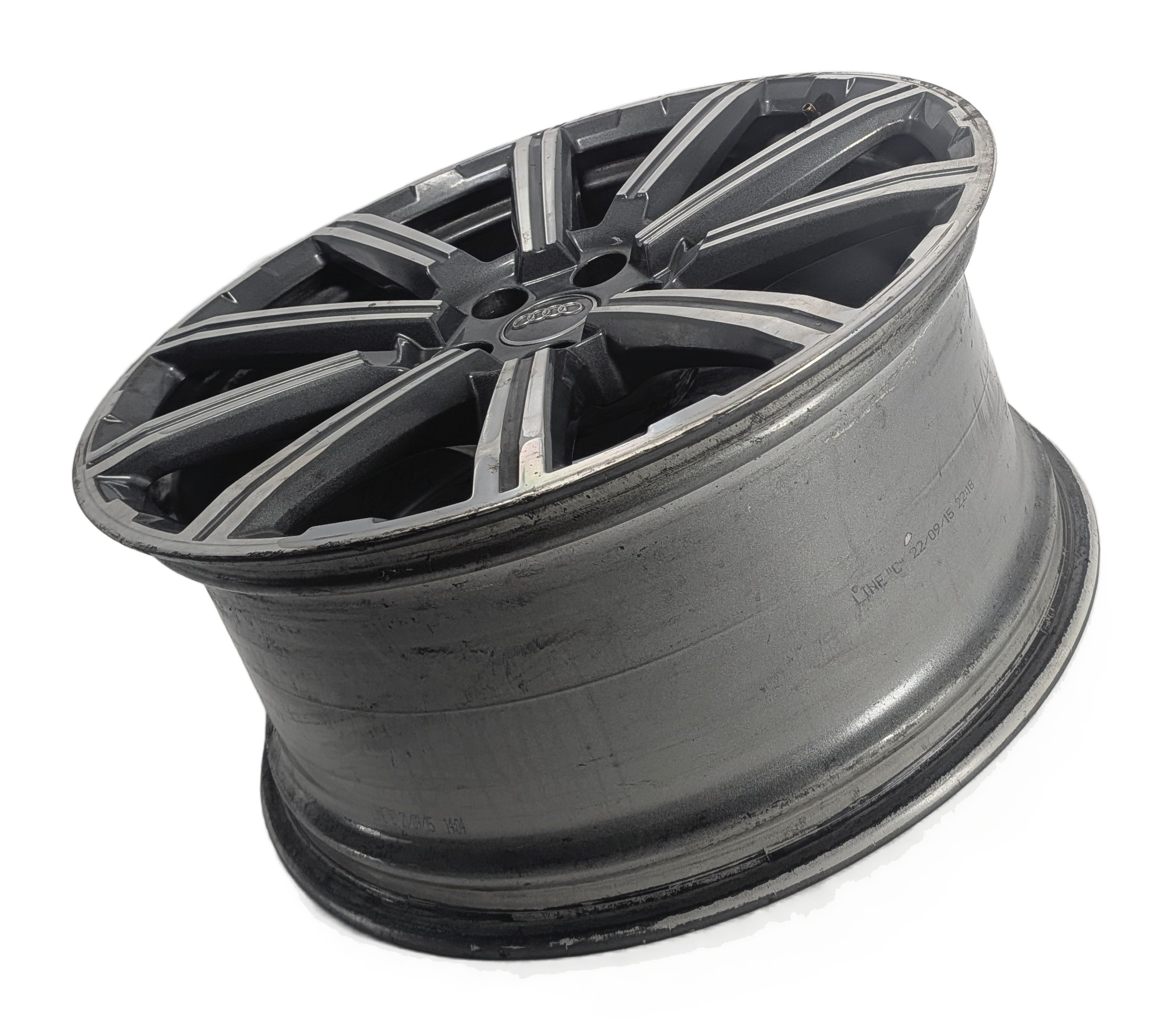 2017-2019 AUDI Q7 (4M) 20x9 ALUMINUM ALLOY 10-SPOKE WHEEL RIM — exact item pictured