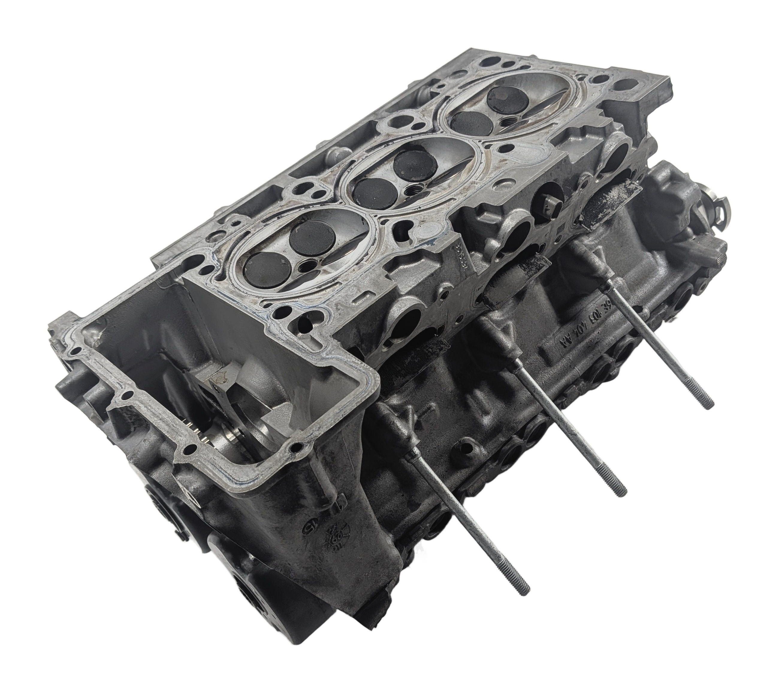 17-19 AUDI Q7 (4M) 3.0L SUPER RIGHT CYLINDER HEAD w/CAMSHAFTS GEARS VALVES — exact item pictured