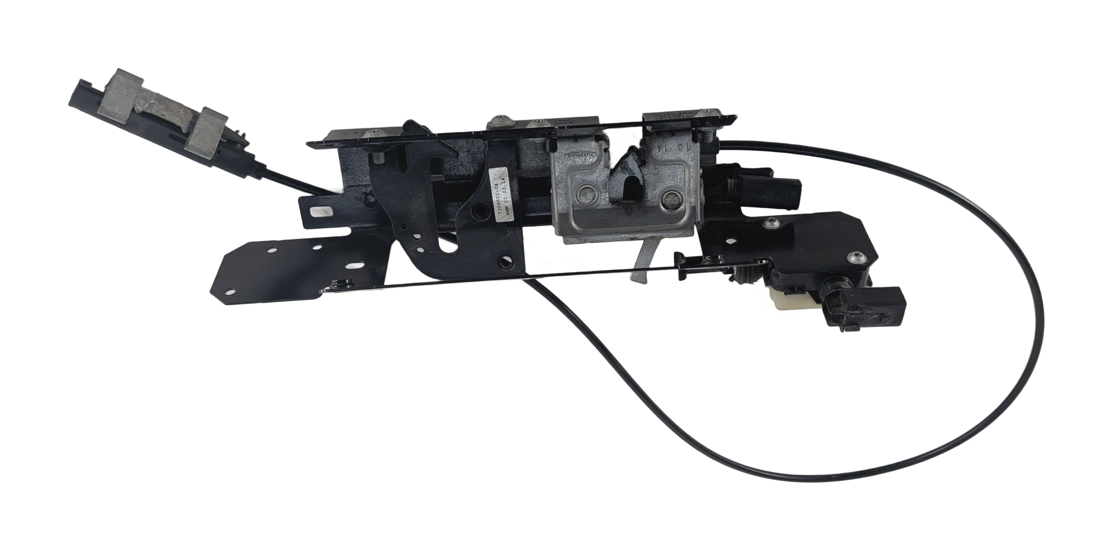2014 BMW I3 (I01) FRONT HOOD LID LOCK LATCH w/ACTUATOR AND CABLE — exact item pictured