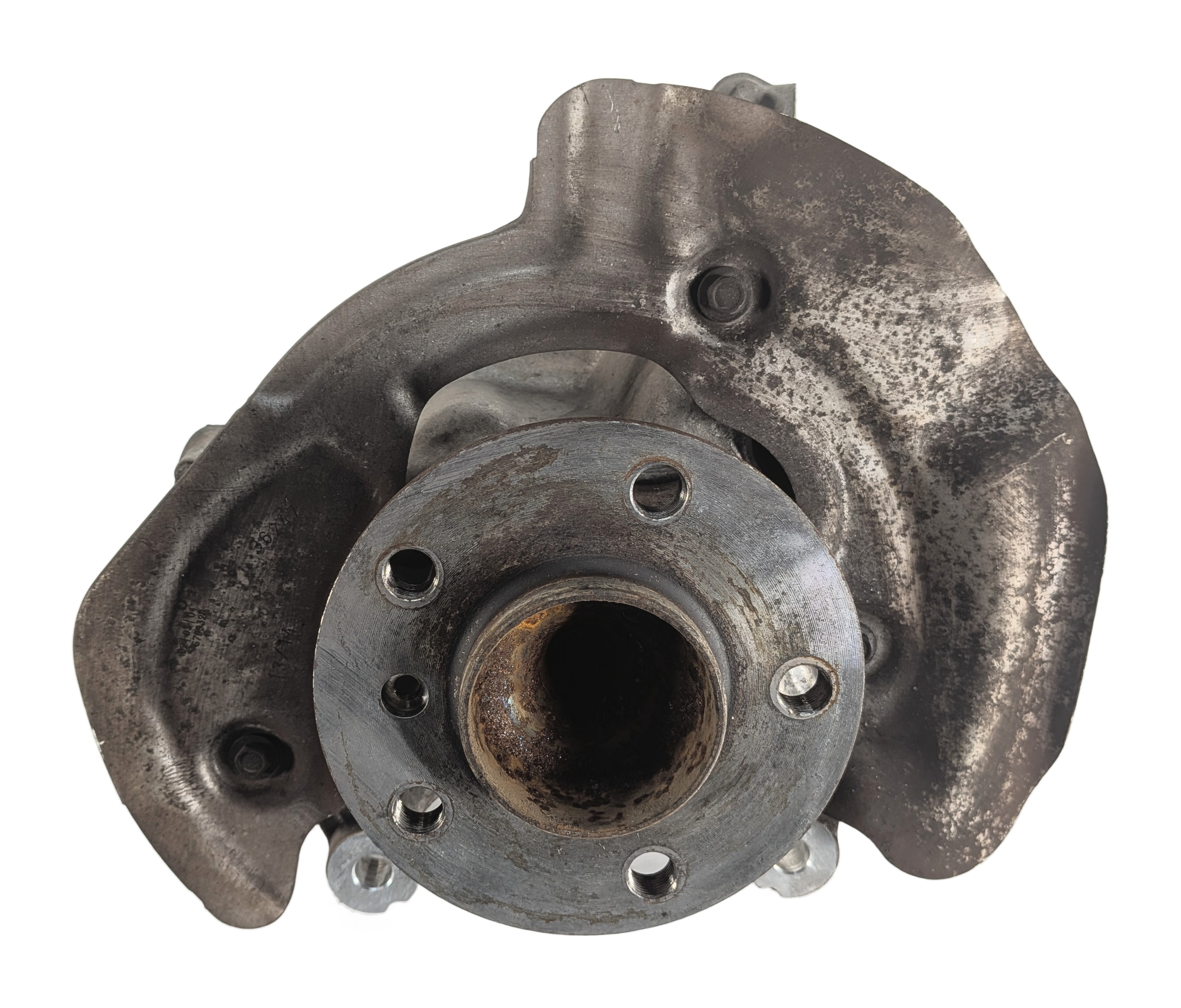 2014-2020 BMW I3 (I01) FRONT RIGHT SPINDLE STEERING KNUCKLE — exact item pictured
