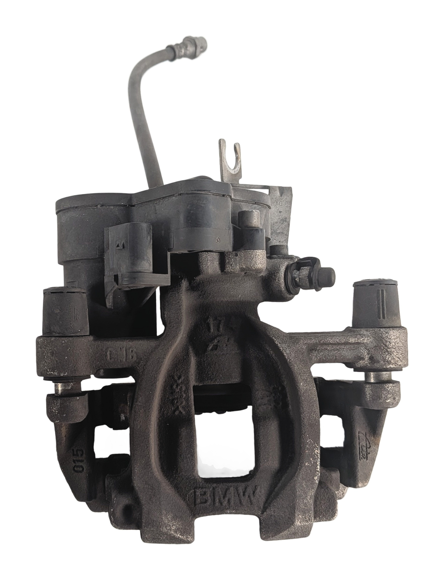 2014-2020 BMW I3 (I01) REAR LEFT BRAKE CALIPER w/ELECTRONIC PARK MOTOR — exact item pictured