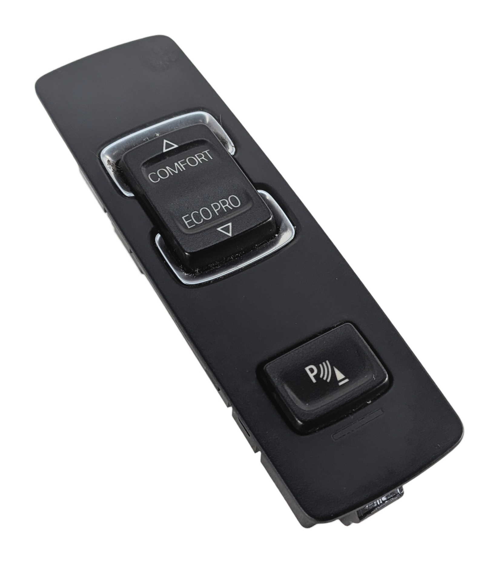 2014 BMW I3 (I01) CENTER CONSOLE COMFORT ECO PRO PARK ASSIST SWITCH PANEL — exact item pictured
