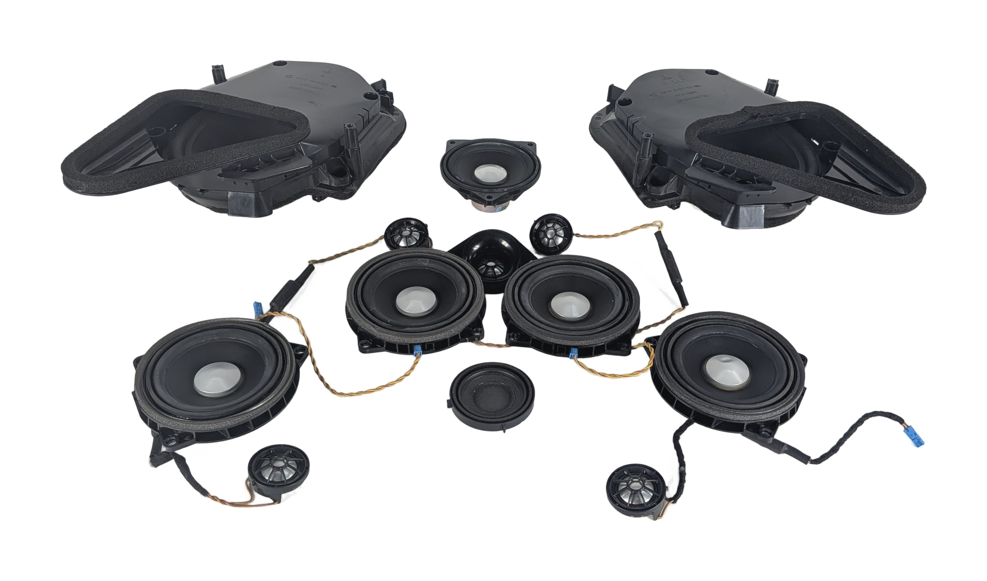 2014 BMW I3 (I01) HARMAN KARDON STEREO AUDIO SOUND SYSTEM SPEAKER SET — exact item pictured