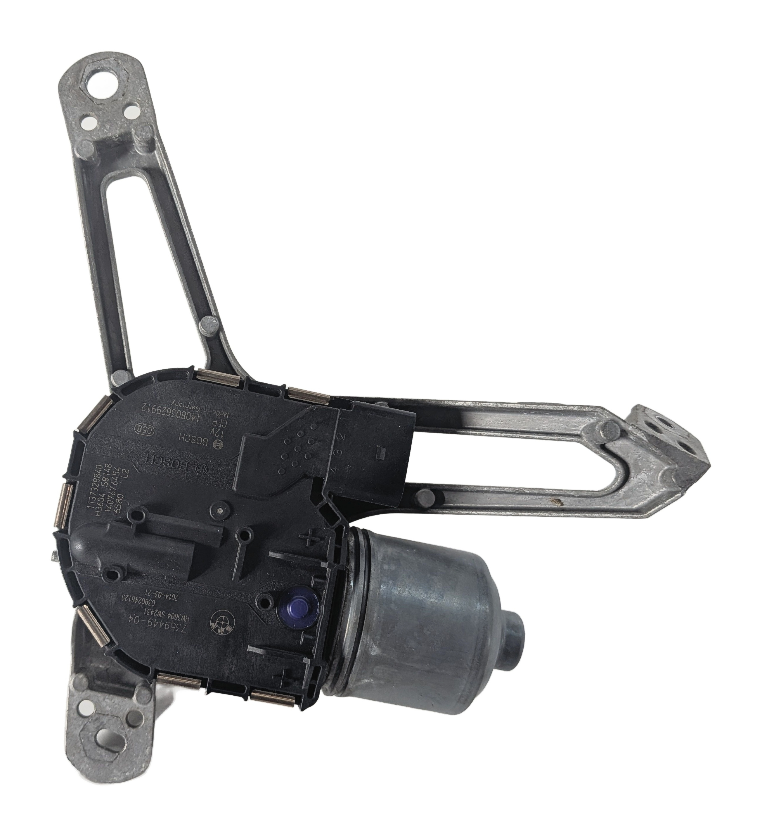 2014-2020 BMW i3 (I01) FRONT LEFT DRIVER WINDSHIELD WIPER MOTOR — exact item pictured