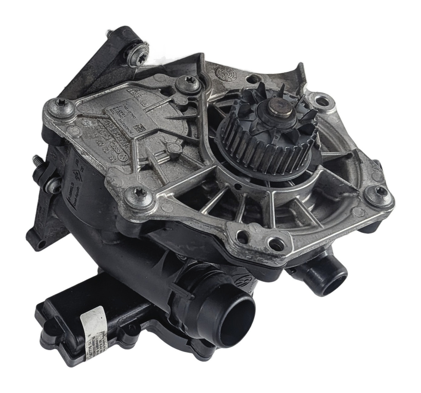 16-23 AUDI A3 A4 A5 A6 Q5 Q7 S3 TT 2.0L TURBO WATER PUMP w/ THERMOSTAT HOUSING — exact item pictured