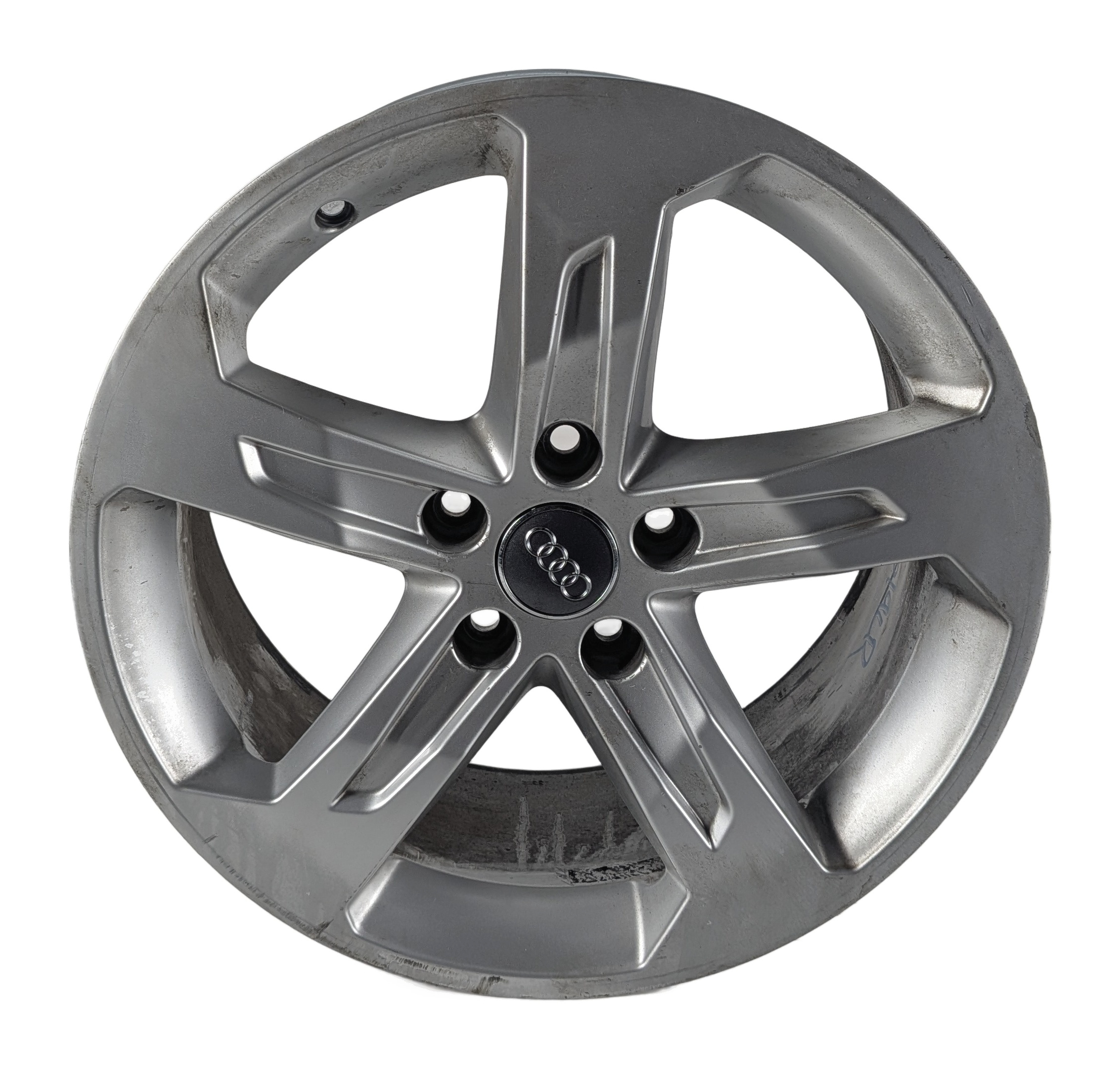 2017-2018 AUDI A3 (8V) 17X7.5 INCH ALUMINUM ALLOY 5 SPOKE (OPT CTO) WHEEL RIM — exact item pictured