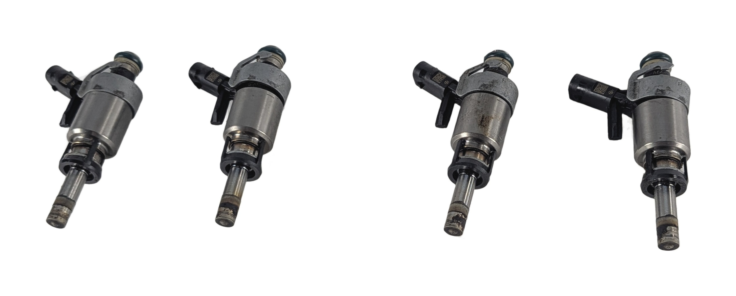 2017-2018 AUDI A3 (8V) 2.0L TURBO TURBOCHARGED ENGINE GAS FUEL INJECTOR SET 4 — exact item pictured