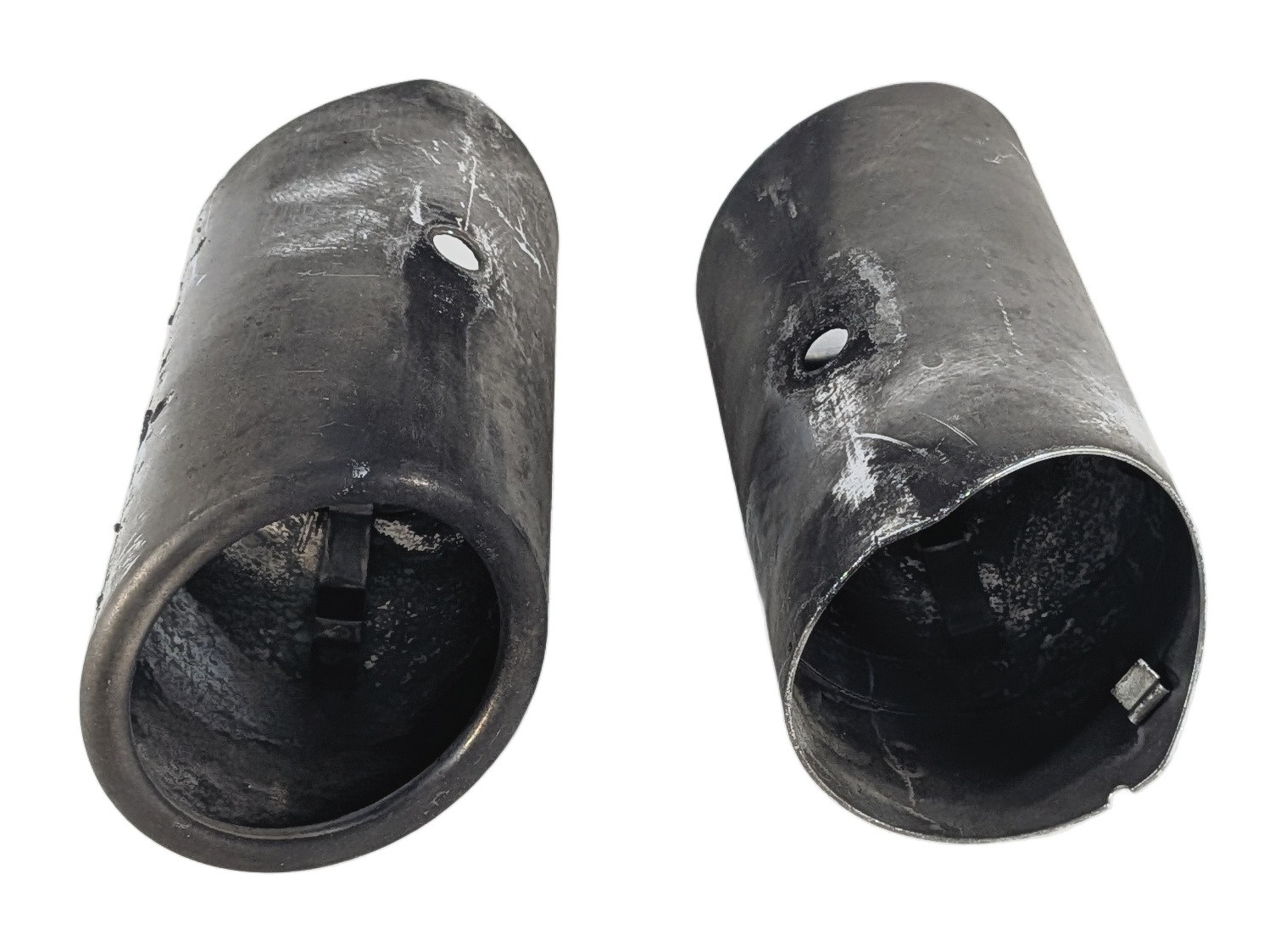 2017-2018 AUDI A3 (8V) REAR LEFT & RIGHT MUFFLER EXHAUST TIP SET 2 — exact item pictured