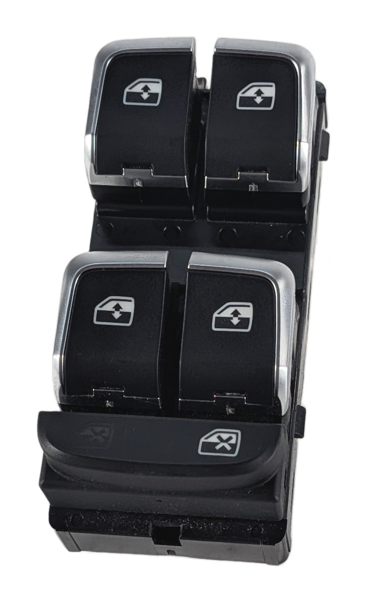 17-20 AUDI A3 S3 RS3 (8V 8Y) FRONT LEFT DRIVER DOOR MASTER WINDOW SWITCH (BLACK) — exact item pictured