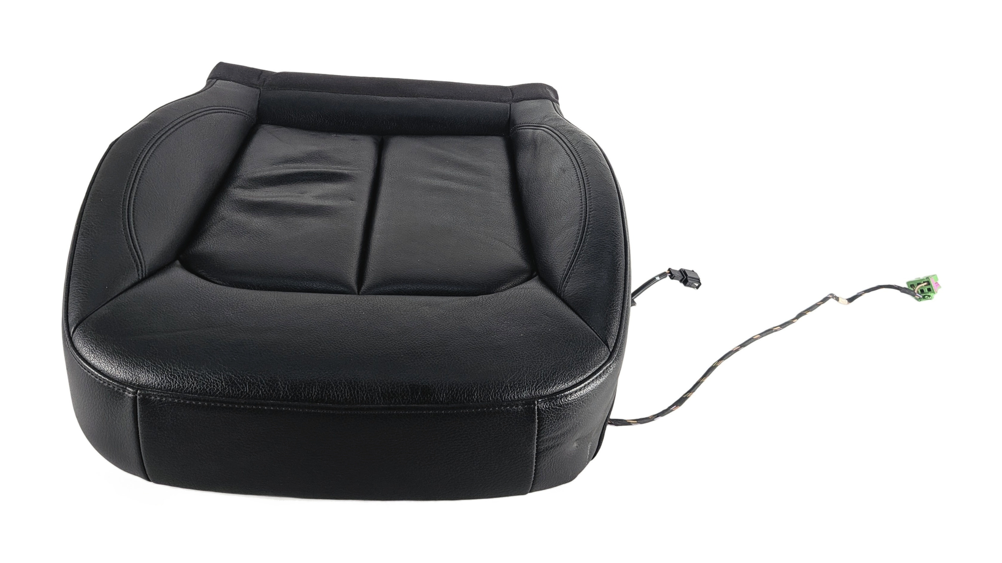 2018 AUDI A3 (8V) FRONT LEFT DRIVER LOWER SEAT BOTTOM CUSHION (Black) — exact item pictured