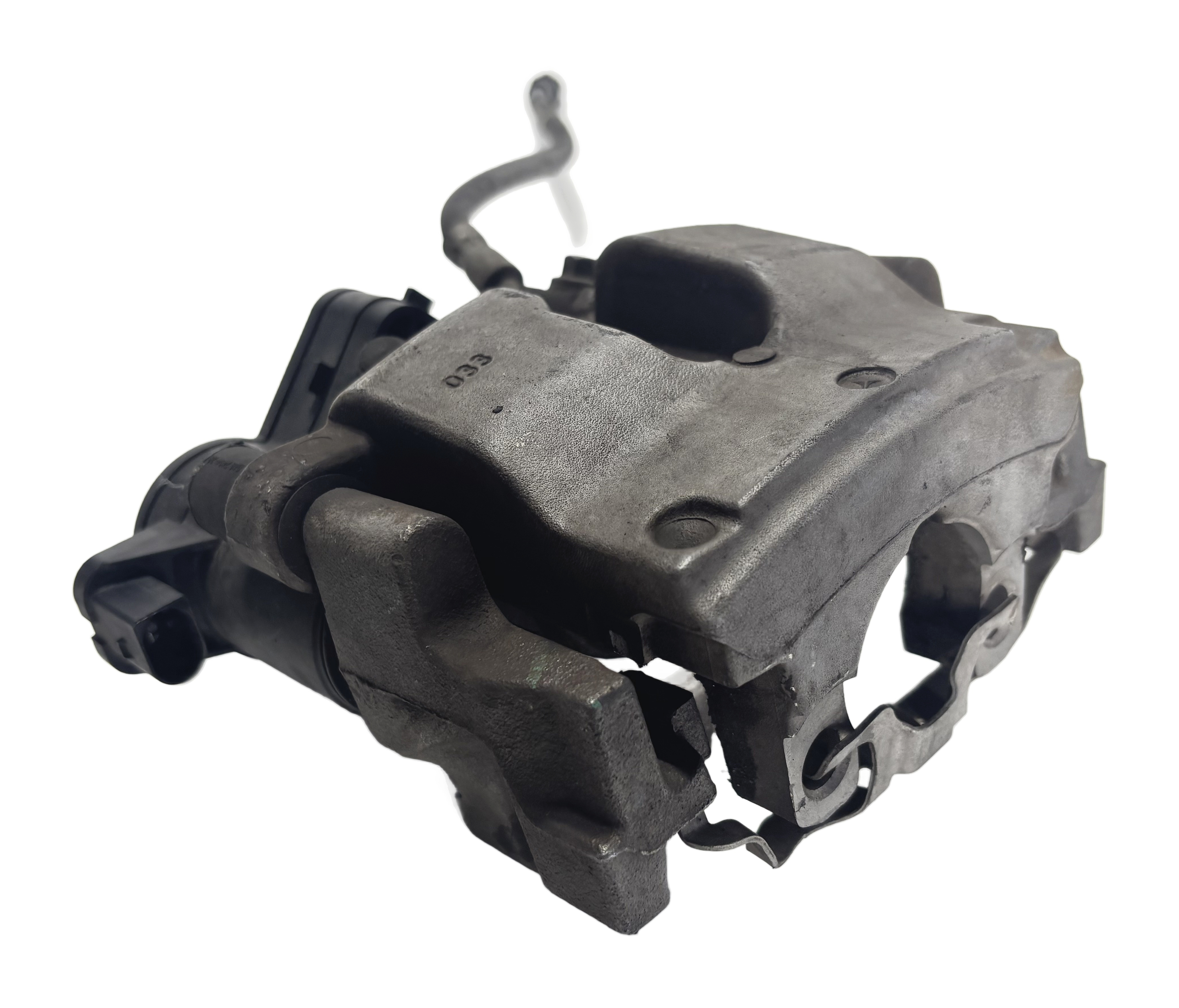 15-21 MERCEDES C-CLASS (W205) REAR LEFT BRAKE CALIPER w/ PARKING BRAKE ACTUATOR — exact item pictured