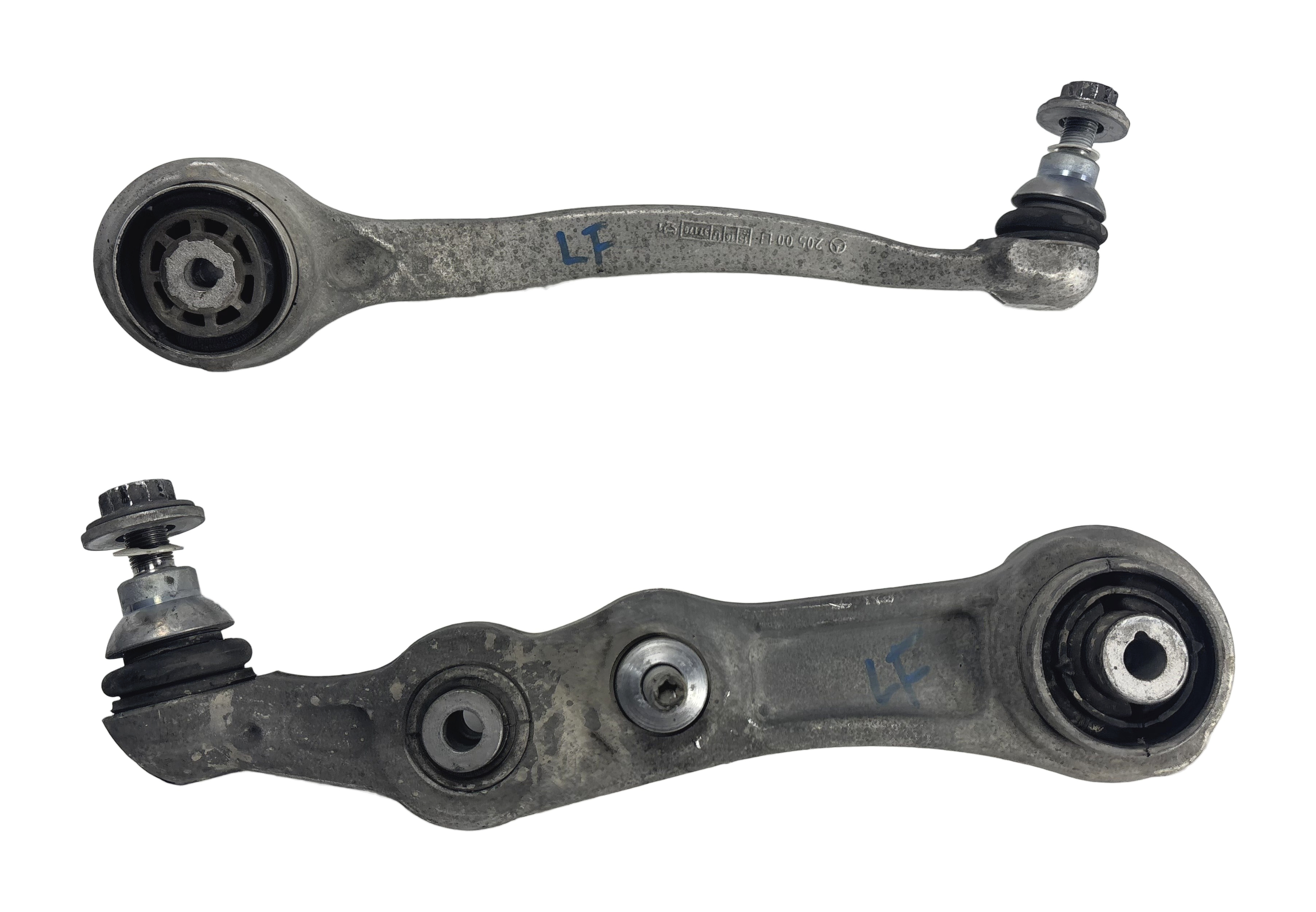 2015-2018 MERCEDES C300 (W205) FRONT LEFT LOWER CONTROL ARM STRUT ROD SET/2 — exact item pictured