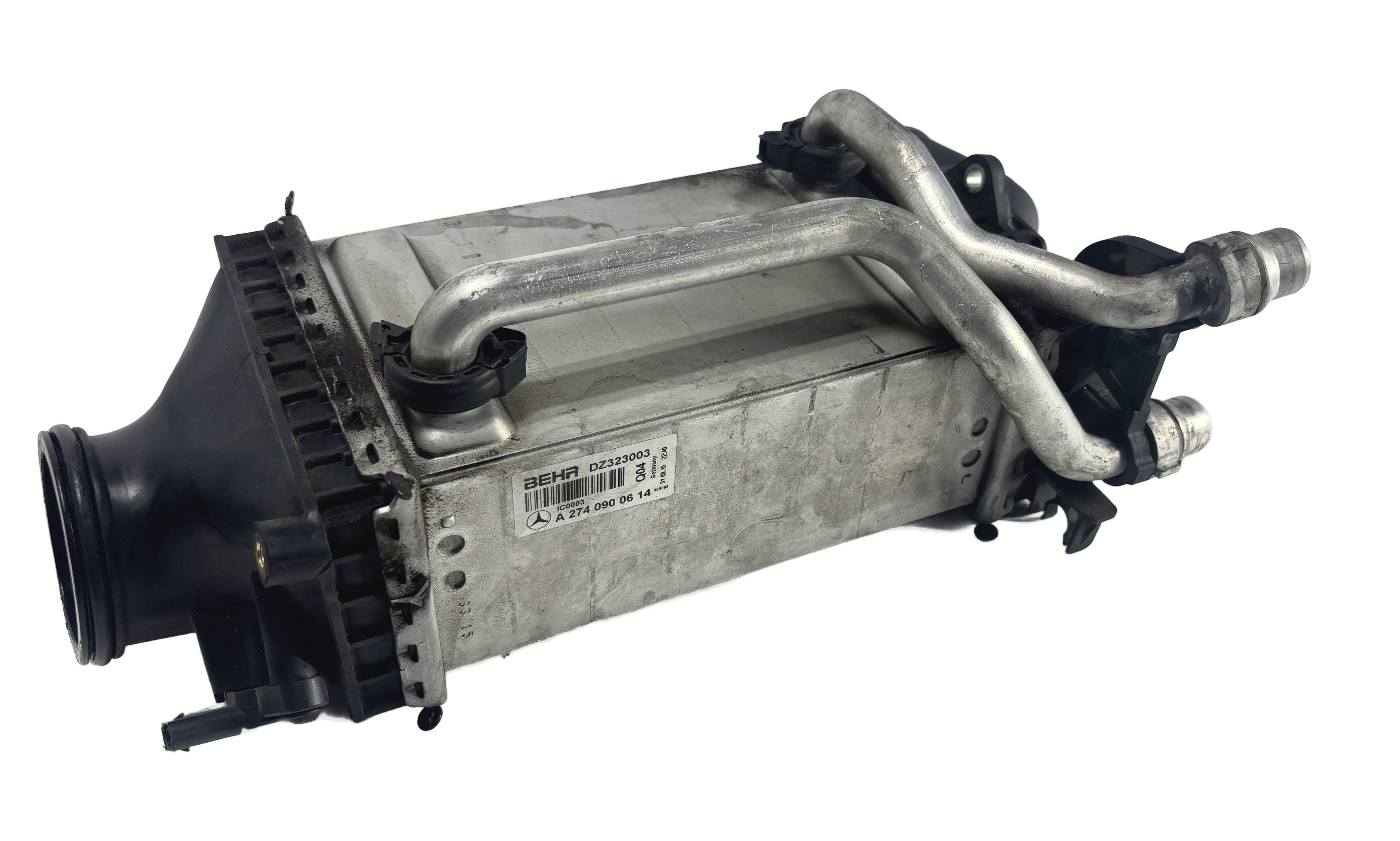 2016-2018 MERCEDES C300 E300 GLC300 2.0L TURBO (M274) ENGINE INTERCOOLER — exact item pictured
