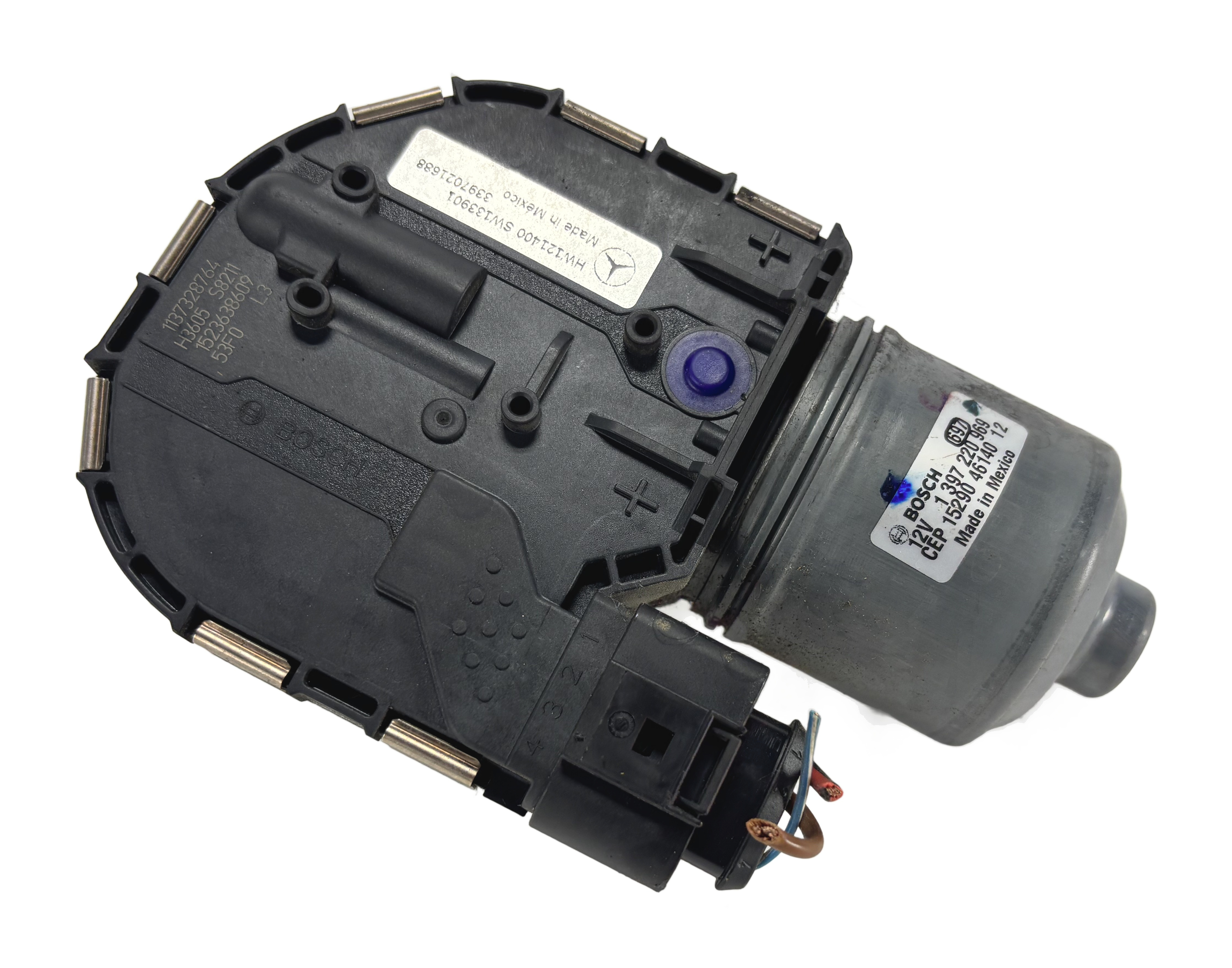 2015-2018 MERCEDES C300 C350 C400 C450 C43 C63 AMG (W205) FRONT WIPER MOTOR — exact item pictured