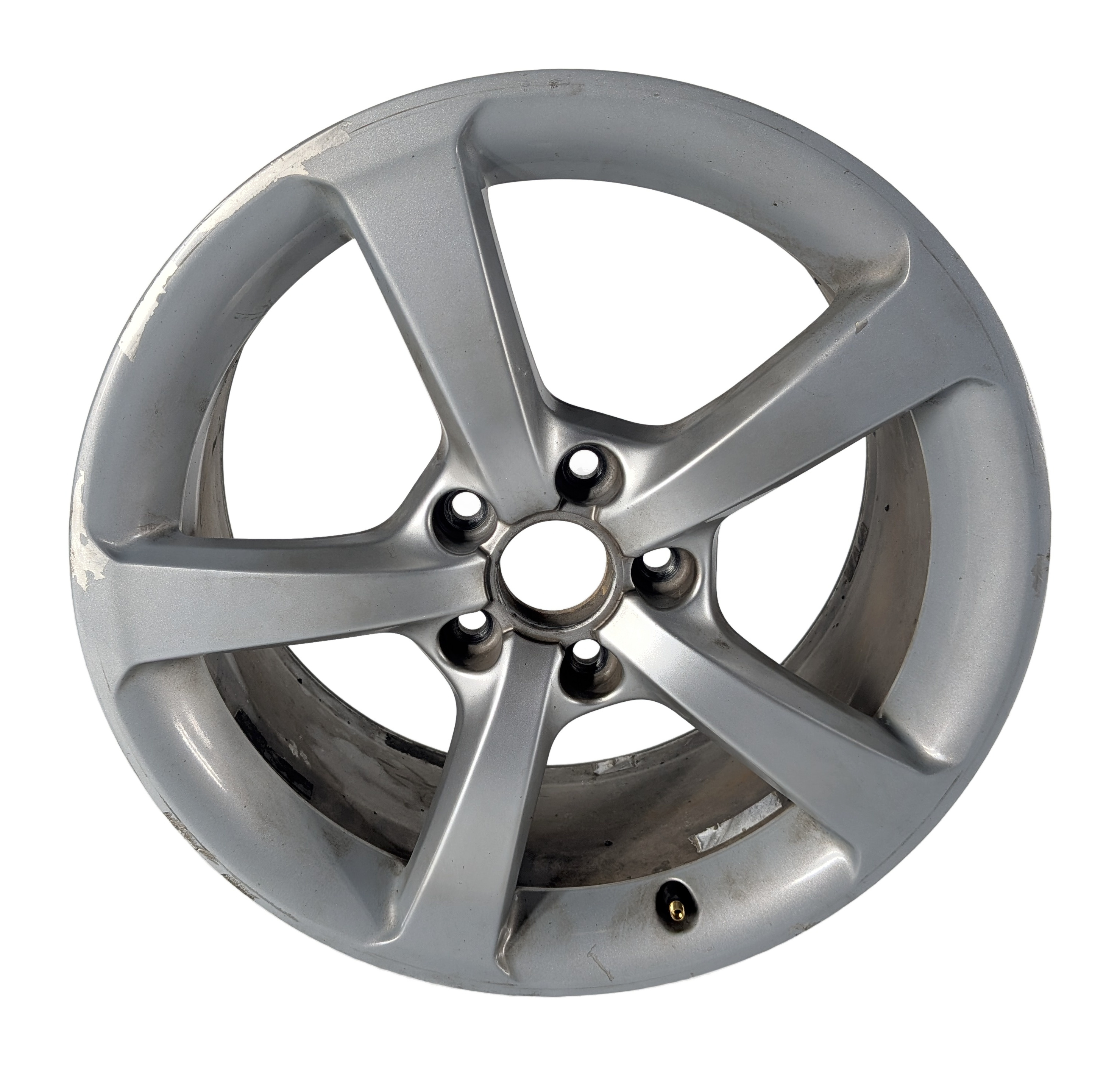 2015-2016 AUDI A3 (8V) 17x7-1/2 ALUMINUM ALLOY 5-SPOKE WHEEL RIM — exact item pictured