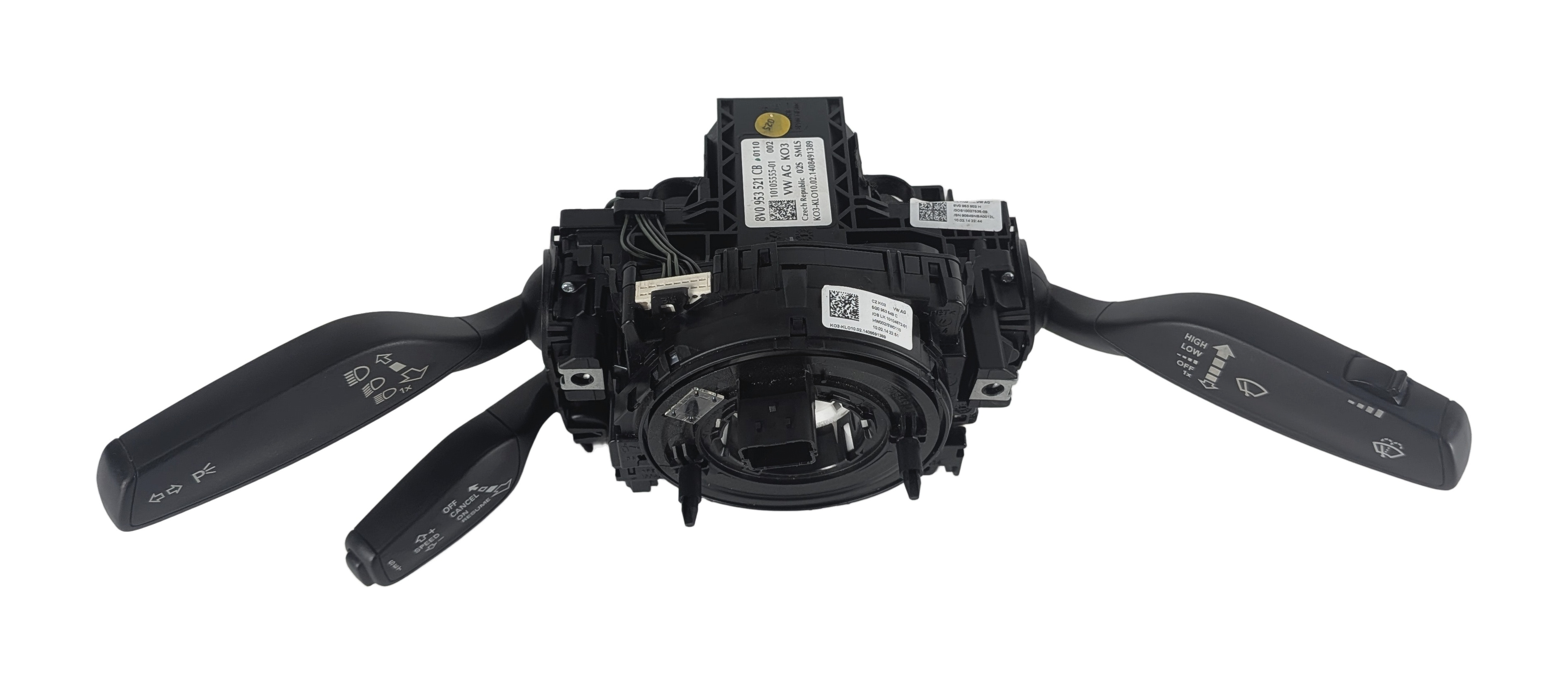 2015-2016 AUDI A3 S3 (8V) COLUMN BLINKER WIPER CRUISE COMBINATION SWITCH — exact item pictured