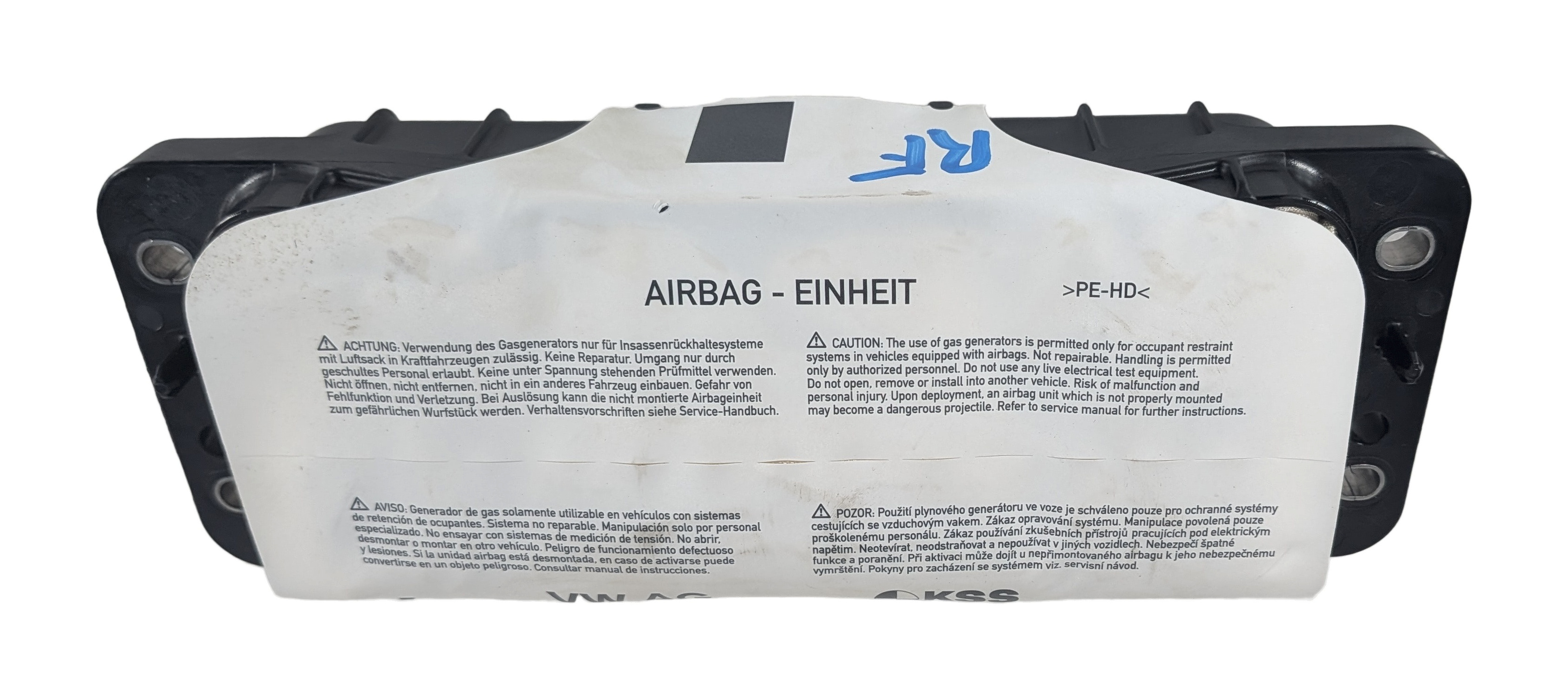 2015-2020 AUDI A3 S3 (8V) FRONT RIGHT PASSENGER DASH SRS AIRBAG AIR BAG — exact item pictured