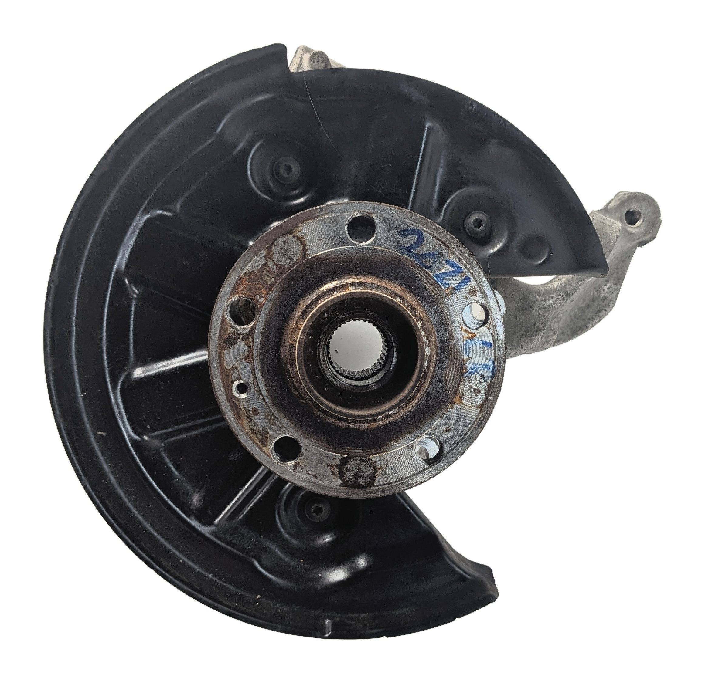 15-19 VW GOLF / AUDI A3 S3 RS3 (8V) AWD LEFT REAR SPINDLE KNUCKLE WHEEL HUB — exact item pictured