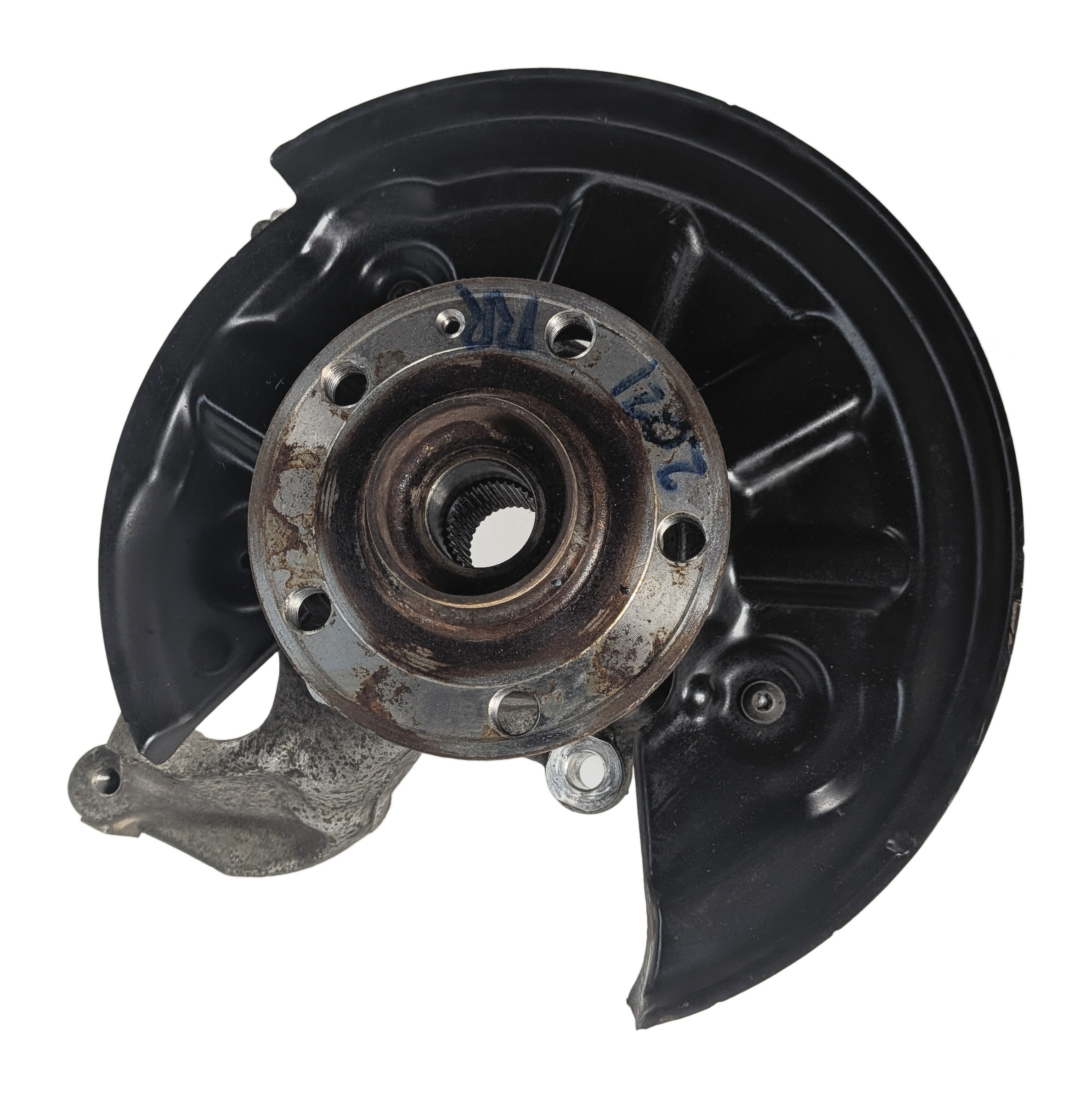 15-19 VW GOLF / AUDI A3 S3 RS3 (8V) AWD REAR RIGHT SPINDLE KNUCKLE WHEEL HUB — exact item pictured