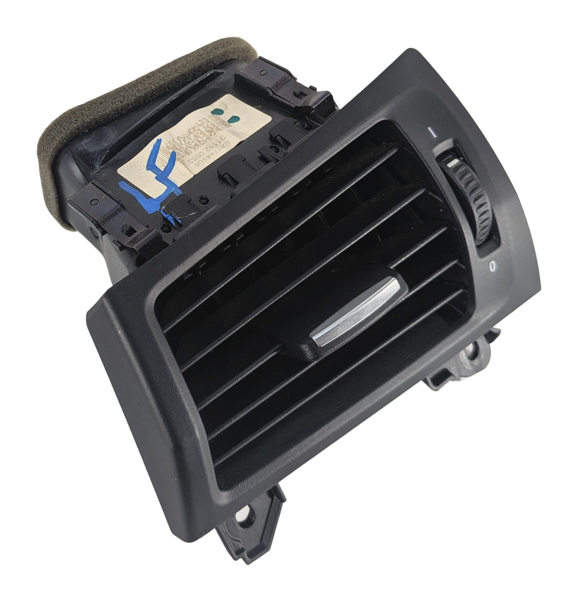 2013 BMW X3 (F25) FRONT LEFT DRIVER DASH HEAT AIR AC HVAC VENT (Black) — exact item pictured
