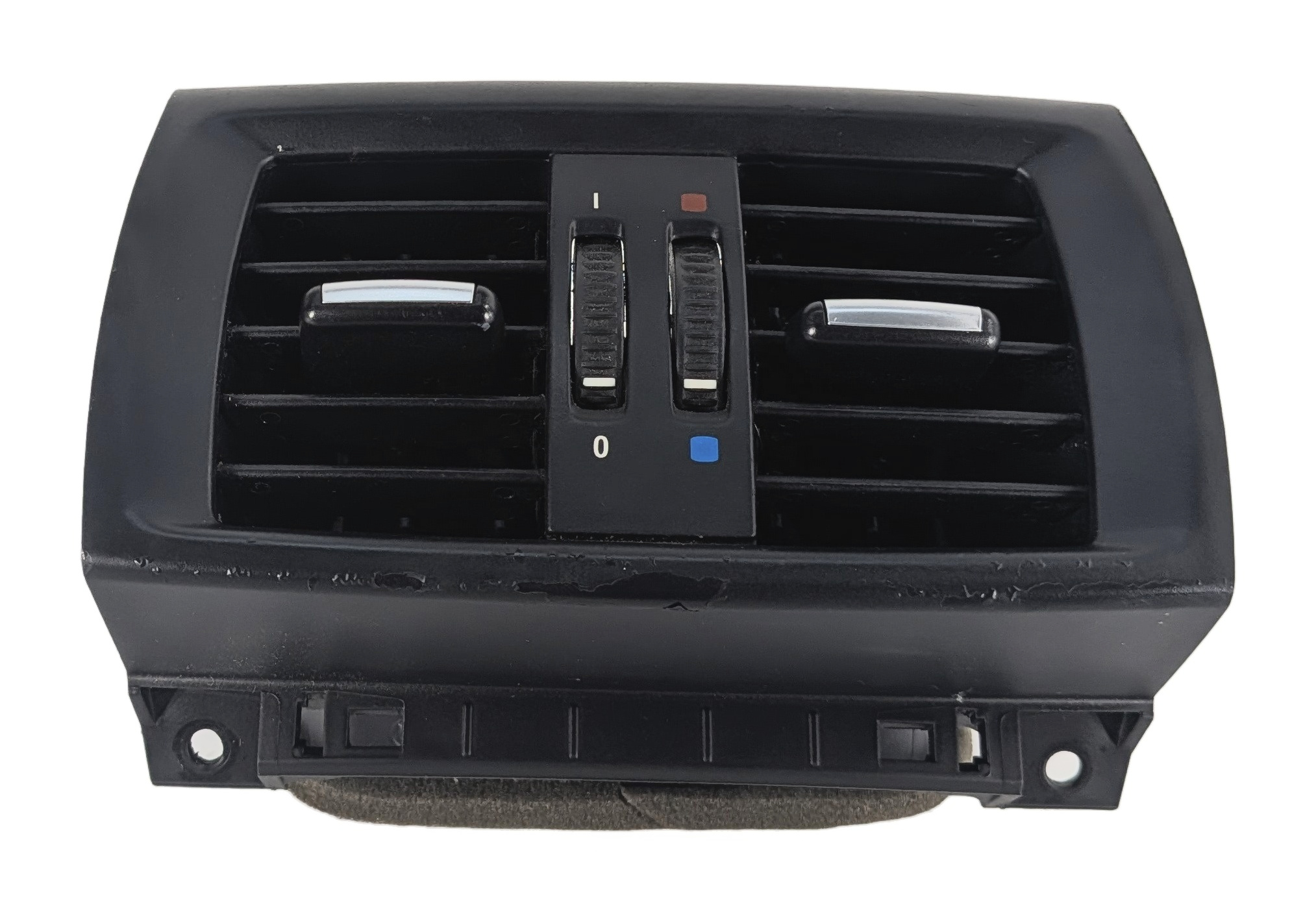2013 BMW X3 (F25) REAR CENTER CONSOLE HEAT AIR AC HVAC VENT (Black) — exact item pictured