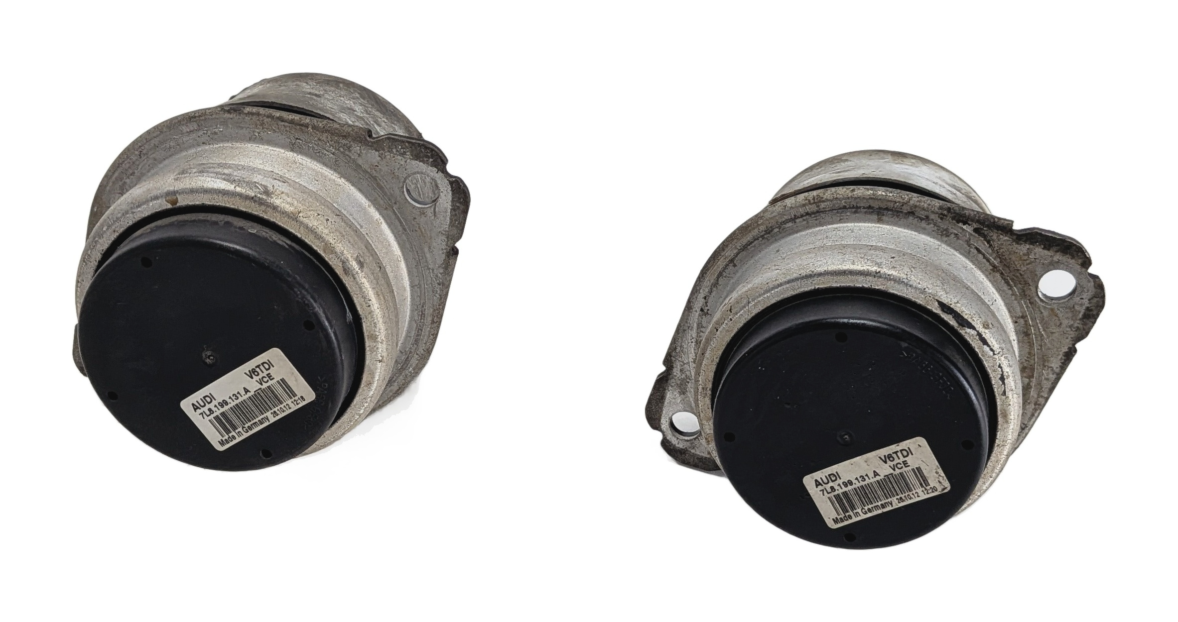 2013 AUDI Q7 4L 3.0L SUPER CTWA ENGINE LEFT/RIGHT MOTOR SUPPORT MOUNT SET/2 — exact item pictured