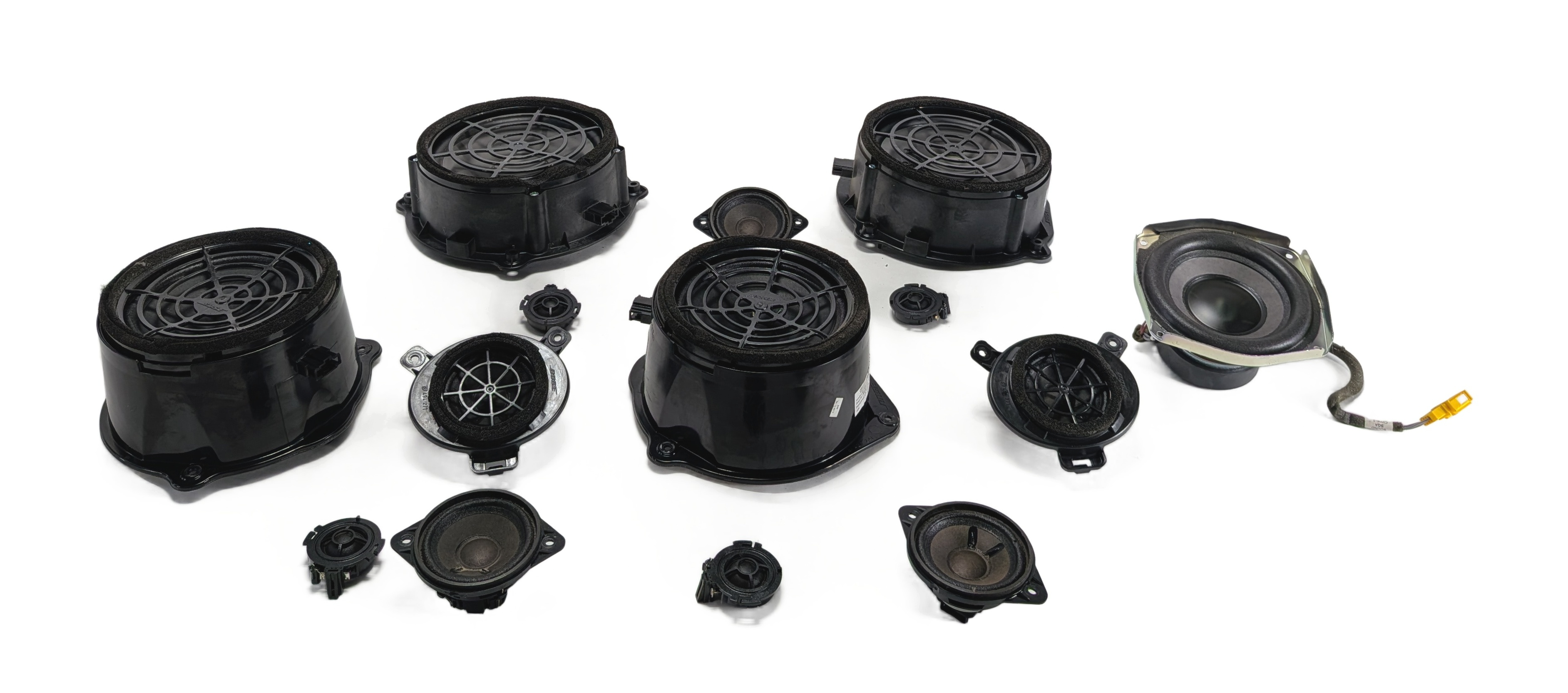 2013 AUDI Q7 (4L) BOSE SURROUND RADIO STEREO AUDIO SOUND SPEAKER SET/14 — exact item pictured