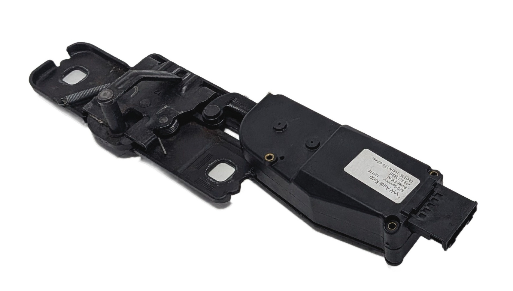 2013 AUDI Q7 (4L) REAR LIFTGATE LOWER LOCK LATCH STRIKER w/SOFT CLOSE MOTOR — exact item pictured