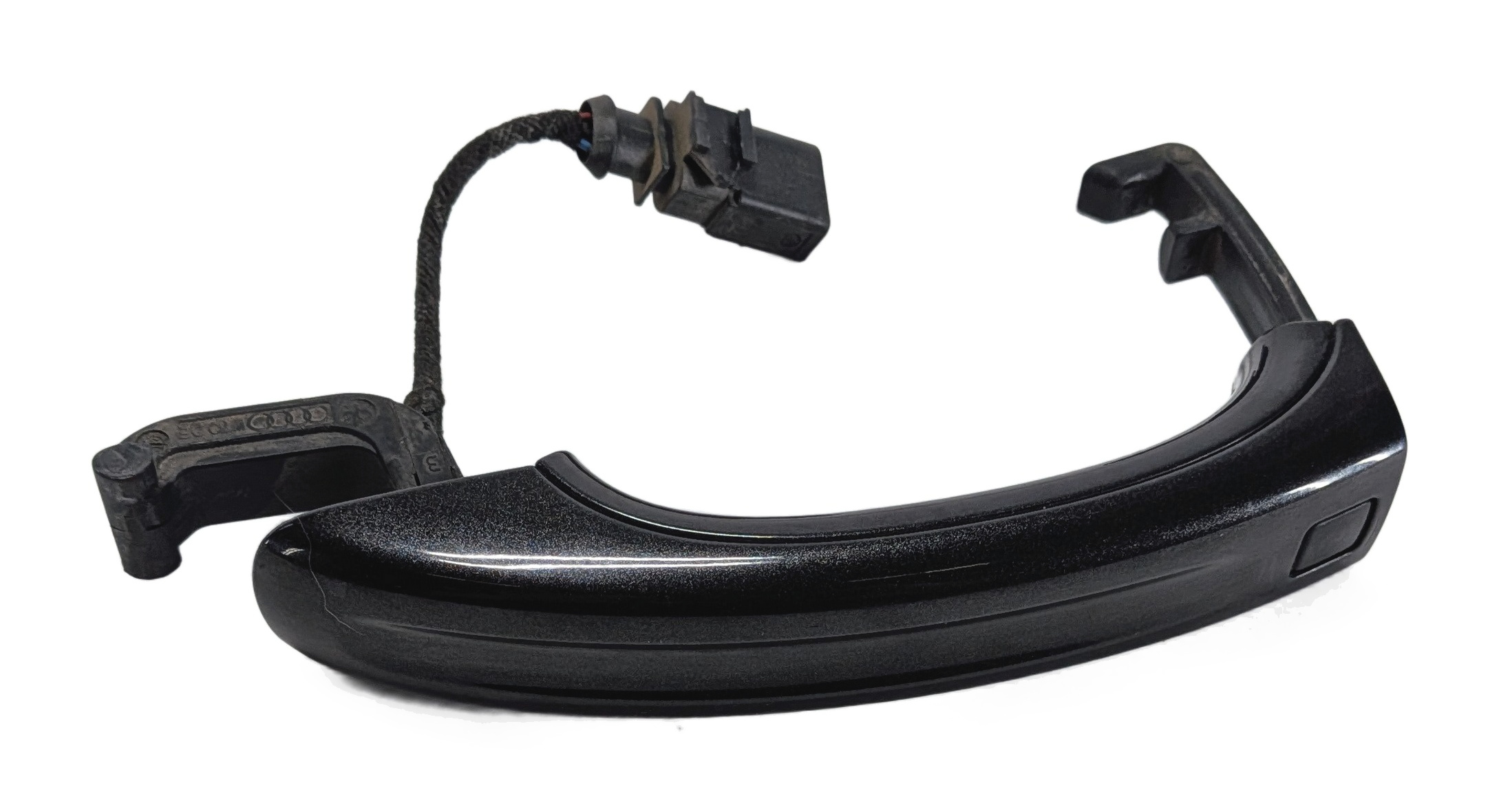 2007-2015 AUDI Q7 (4L) FRONT LEFT DRIVER KEYLESS DOOR HANDLE GRIP (Gray) — exact item pictured