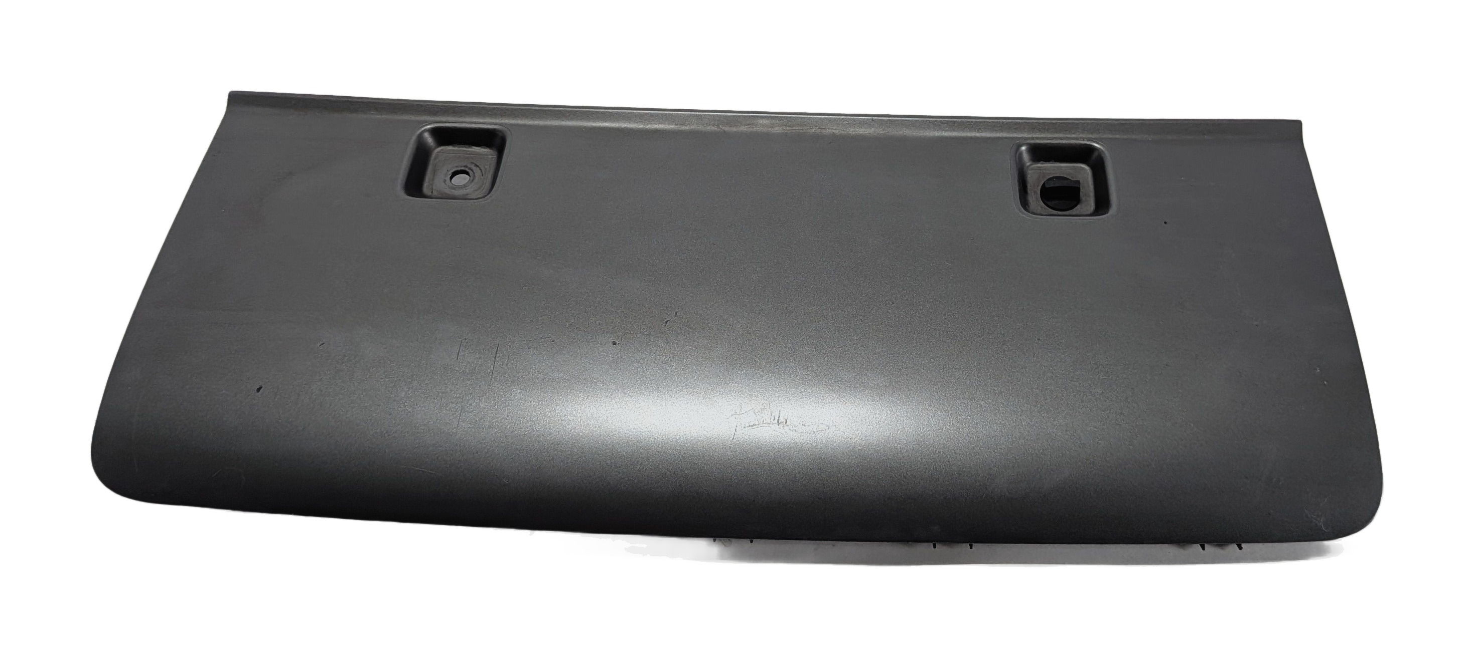 2013 AUDI Q7 (4L) REAR LOWER BUMPER TOW HITCH COVER TRIM PANEL (Gray) — exact item pictured