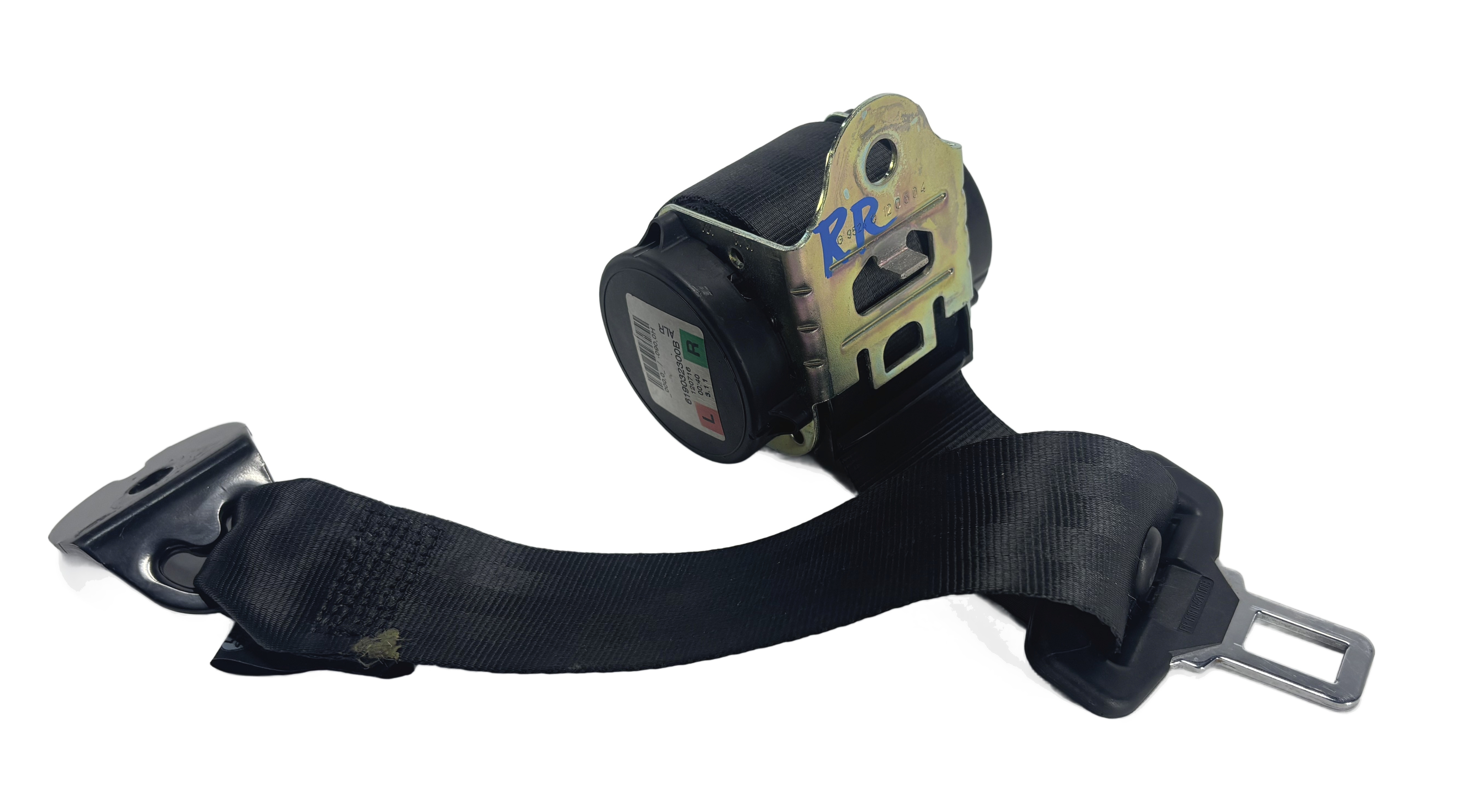 2012 RANGE ROVER EVOQUE L538 REAR RIGHT SEATBELT RETRACTOR (Black) — exact item pictured