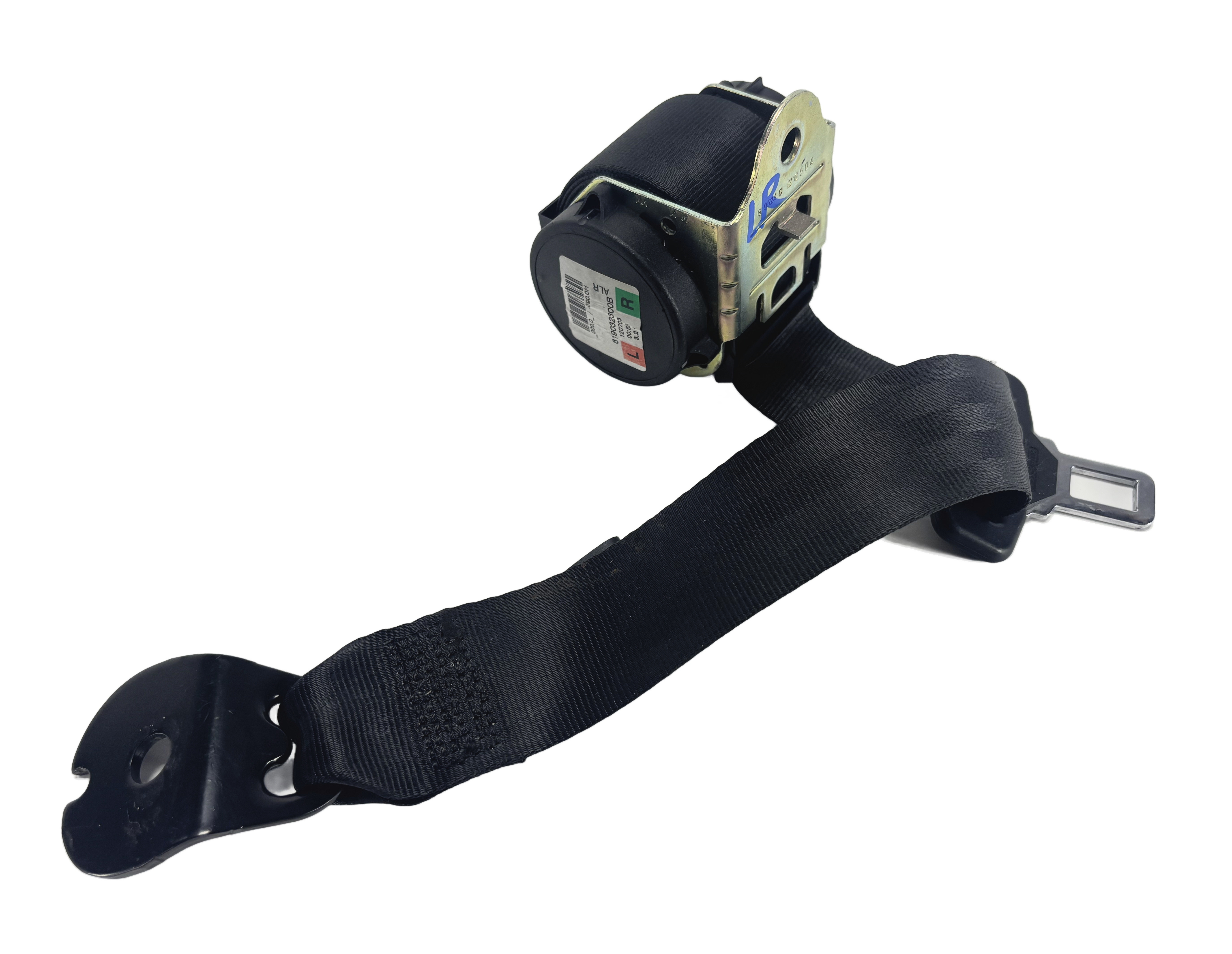 2012 RANGE ROVER EVOQUE L538 REAR LEFT SEATBELT RETRACTOR (Black) — exact item pictured