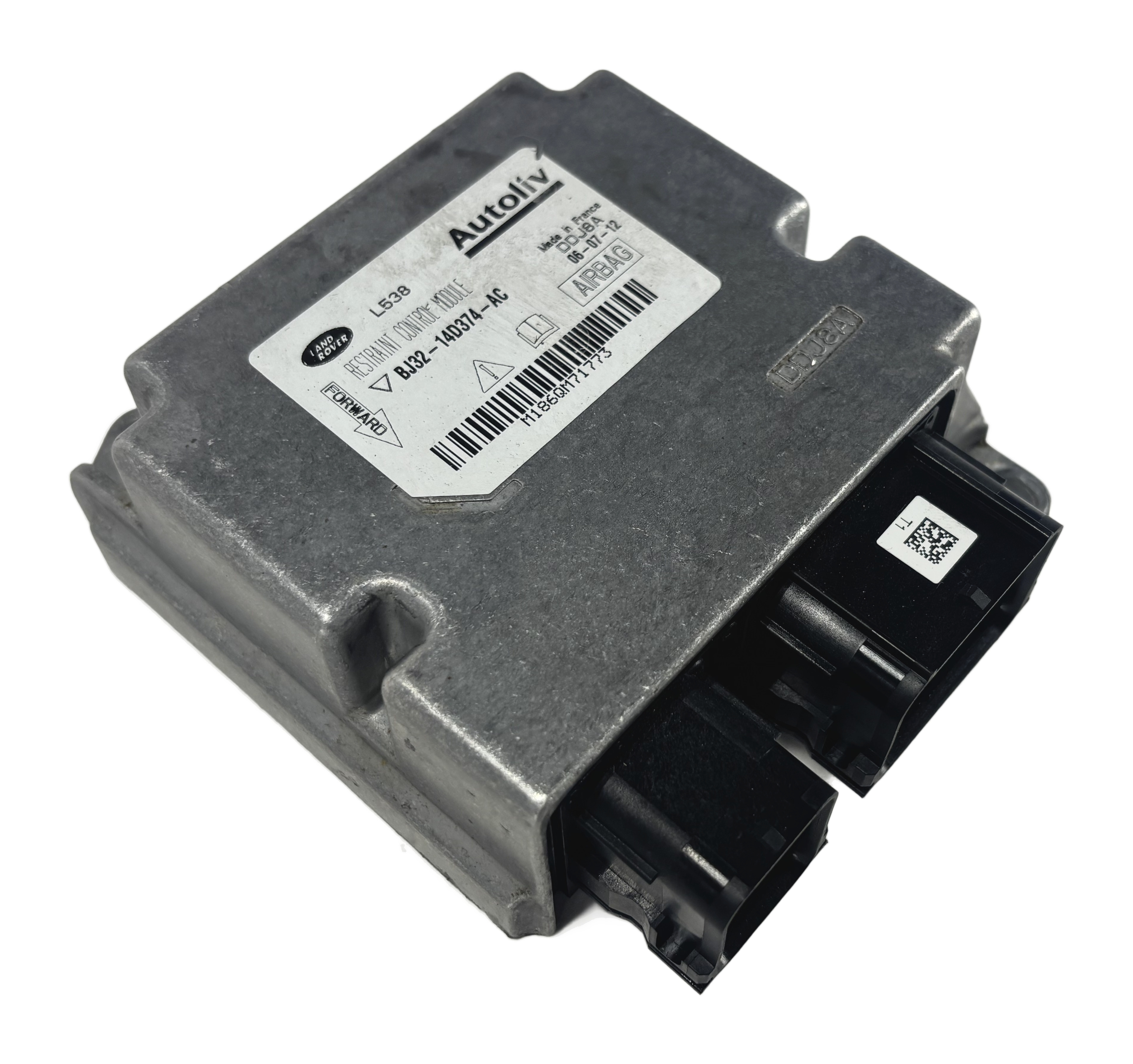 2012-2013 RANGE ROVER EVOQUE (L538) SRS BAG CONTROL MODULE — exact item pictured