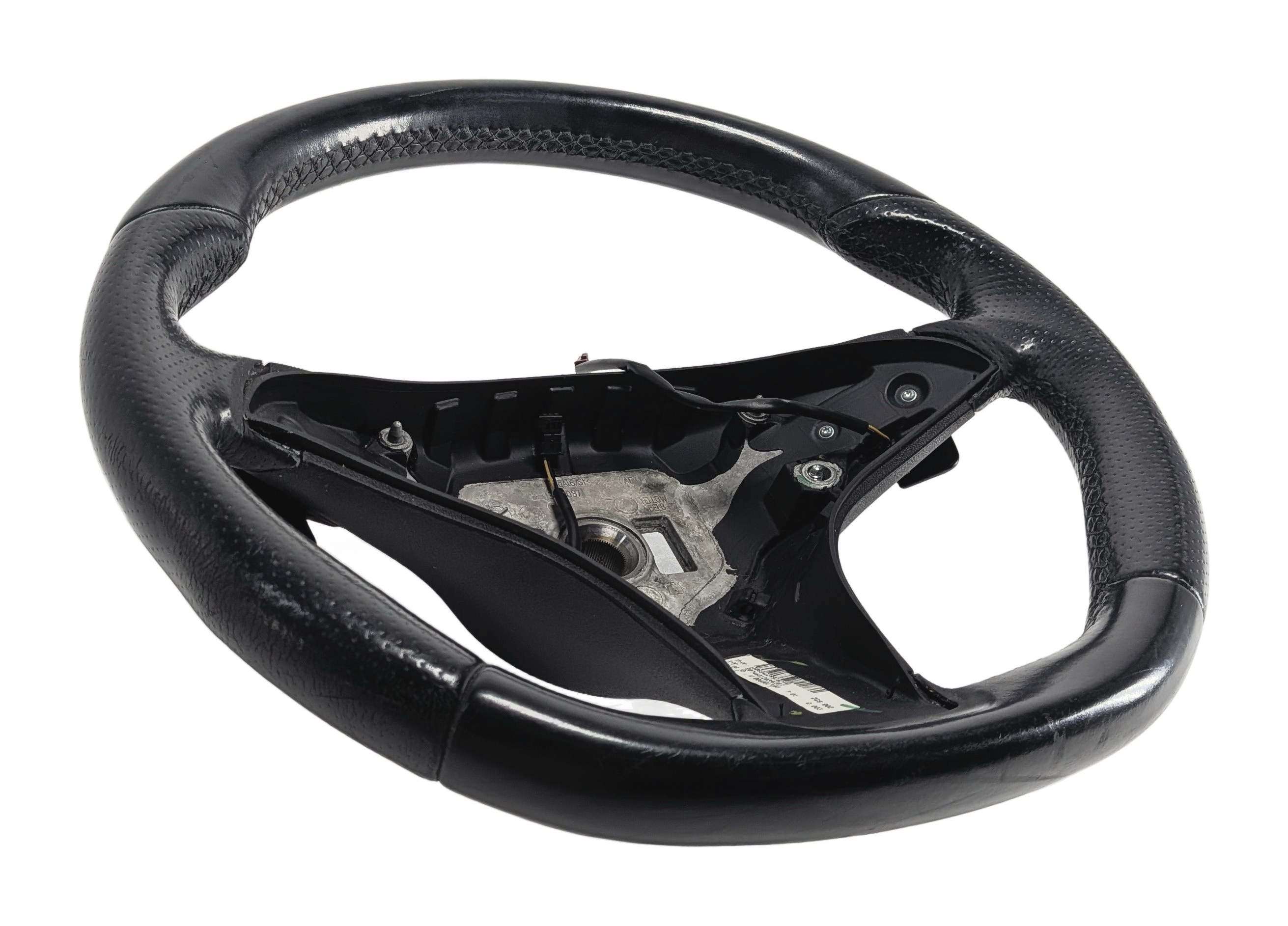 10-11 MERCEDES E350 E550 (W212) 3 SPOKE SPORT STEERING WHEEL (Black) — exact item pictured